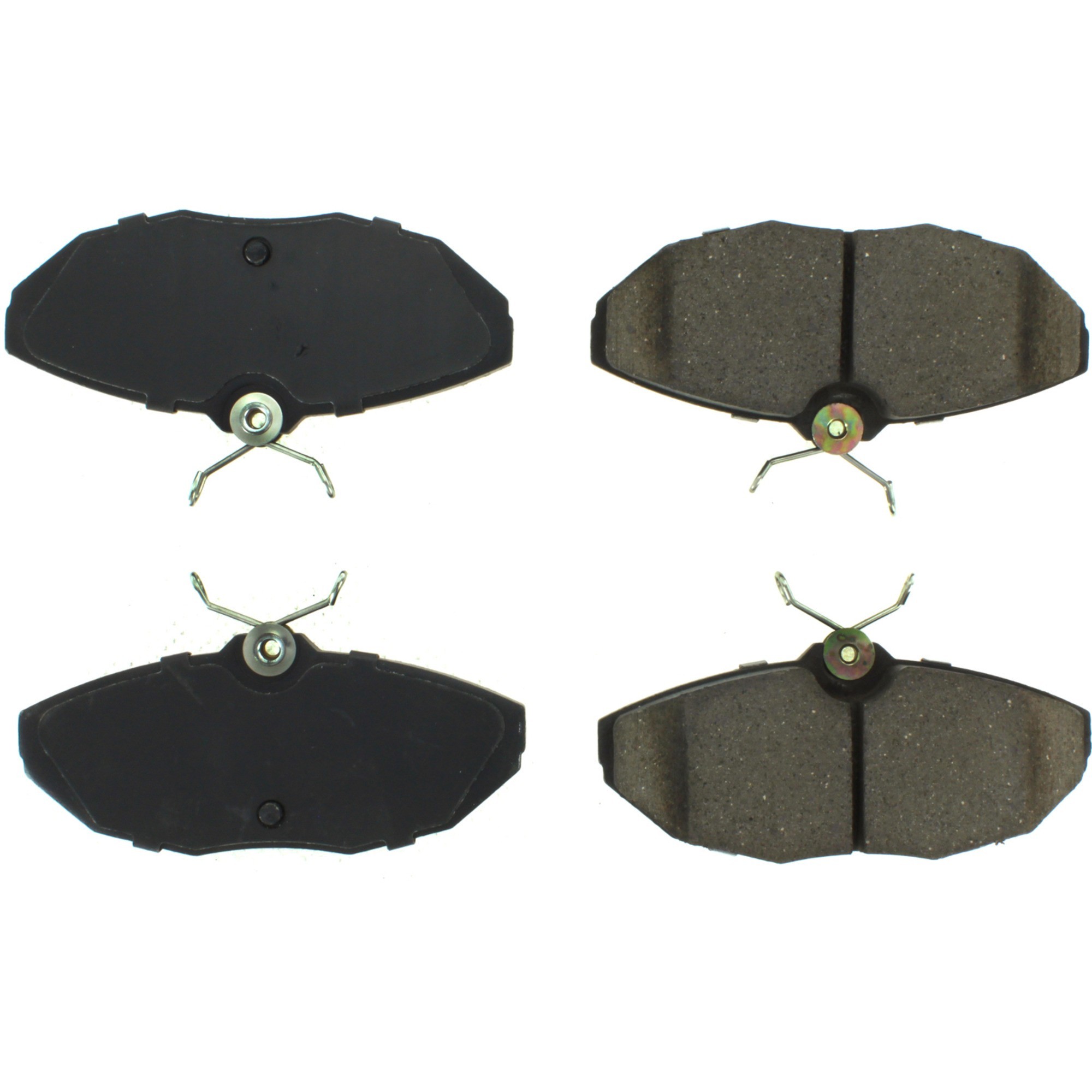 Centric Premium Semi-Metallic Brake Pads with Shims
