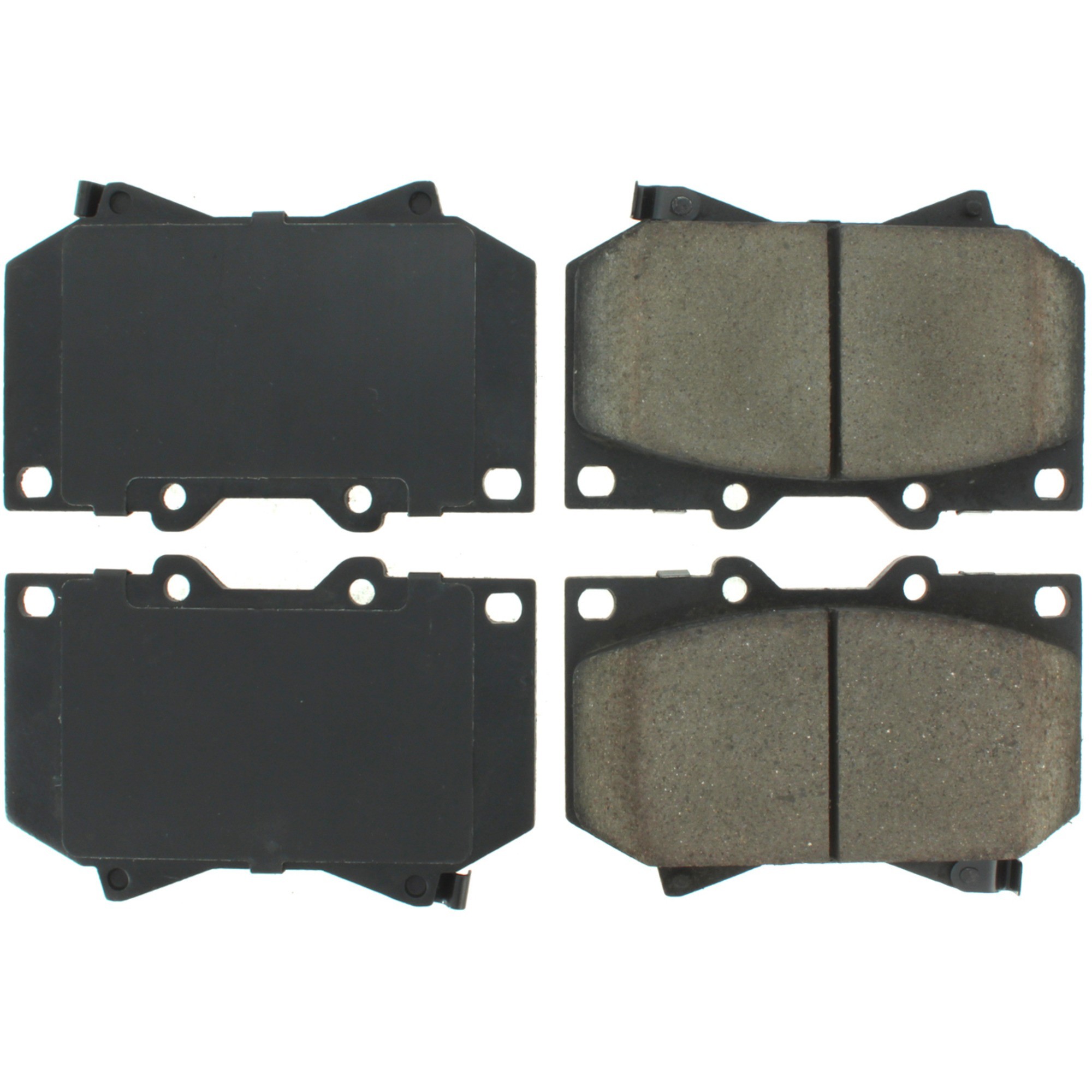 Centric Premium Semi-Metallic Brake Pads with Shims and Hardware