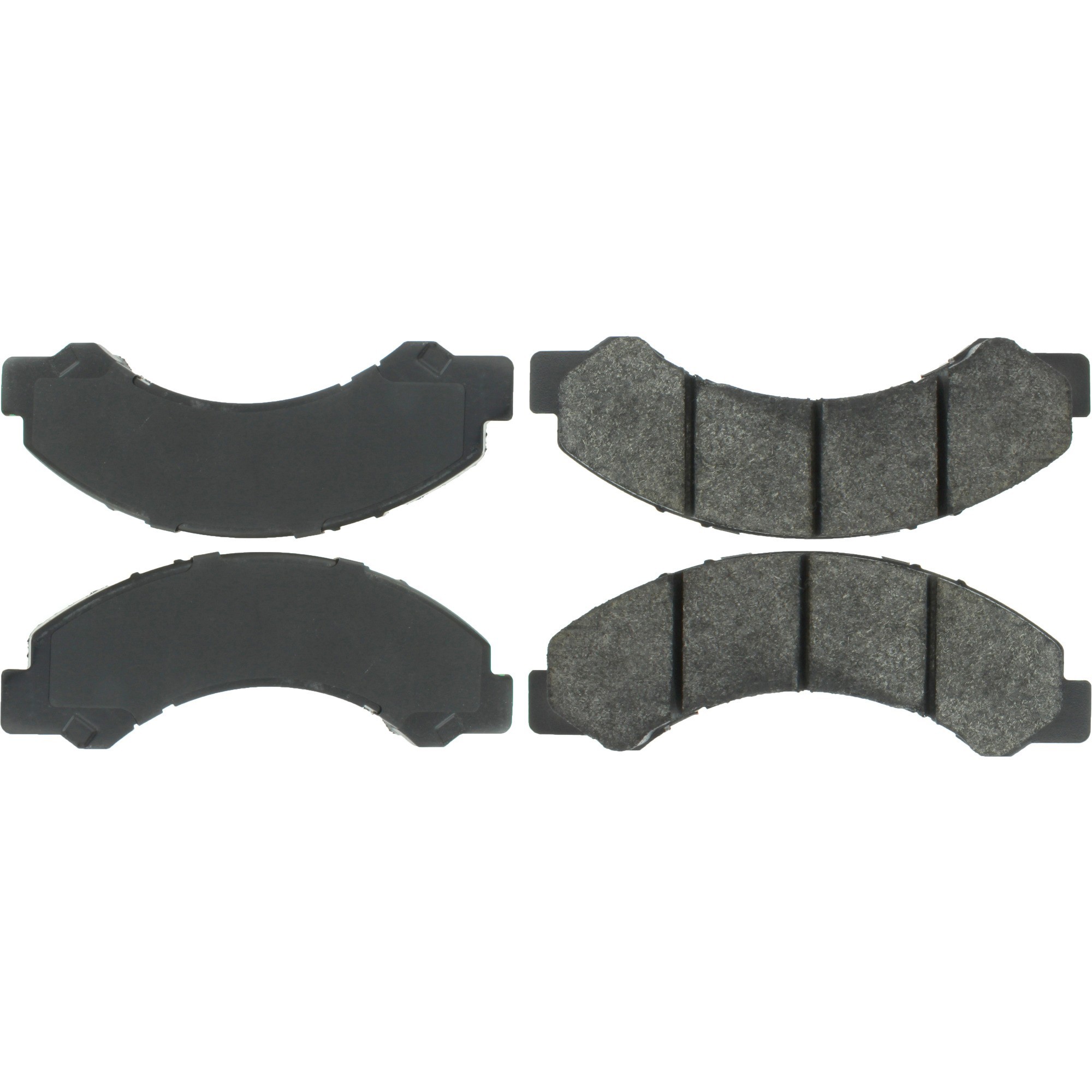 Centric Premium Semi-Metallic Brake Pads with Shims and Hardware