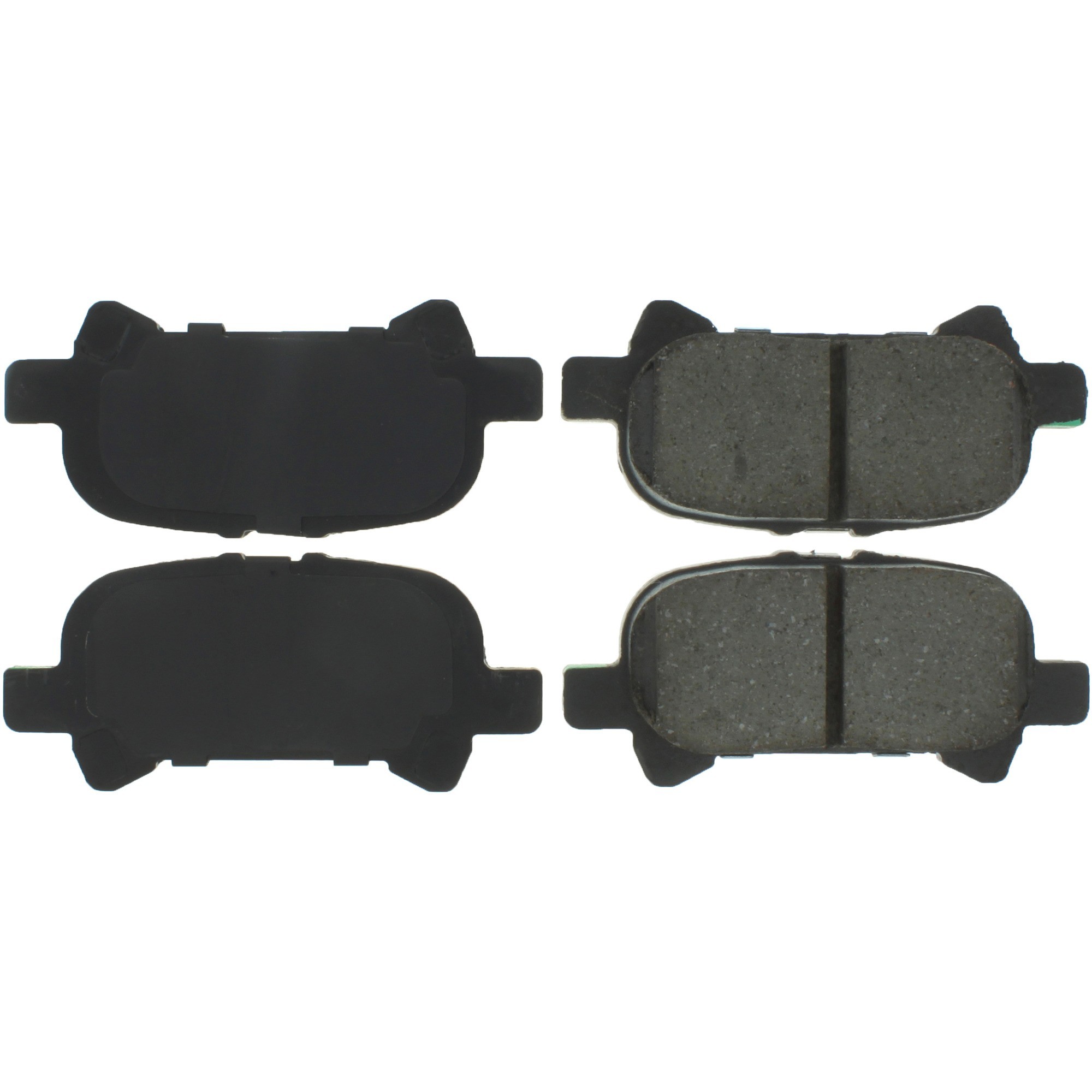 Centric Premium Semi-Metallic Brake Pads with Shims and Hardware
