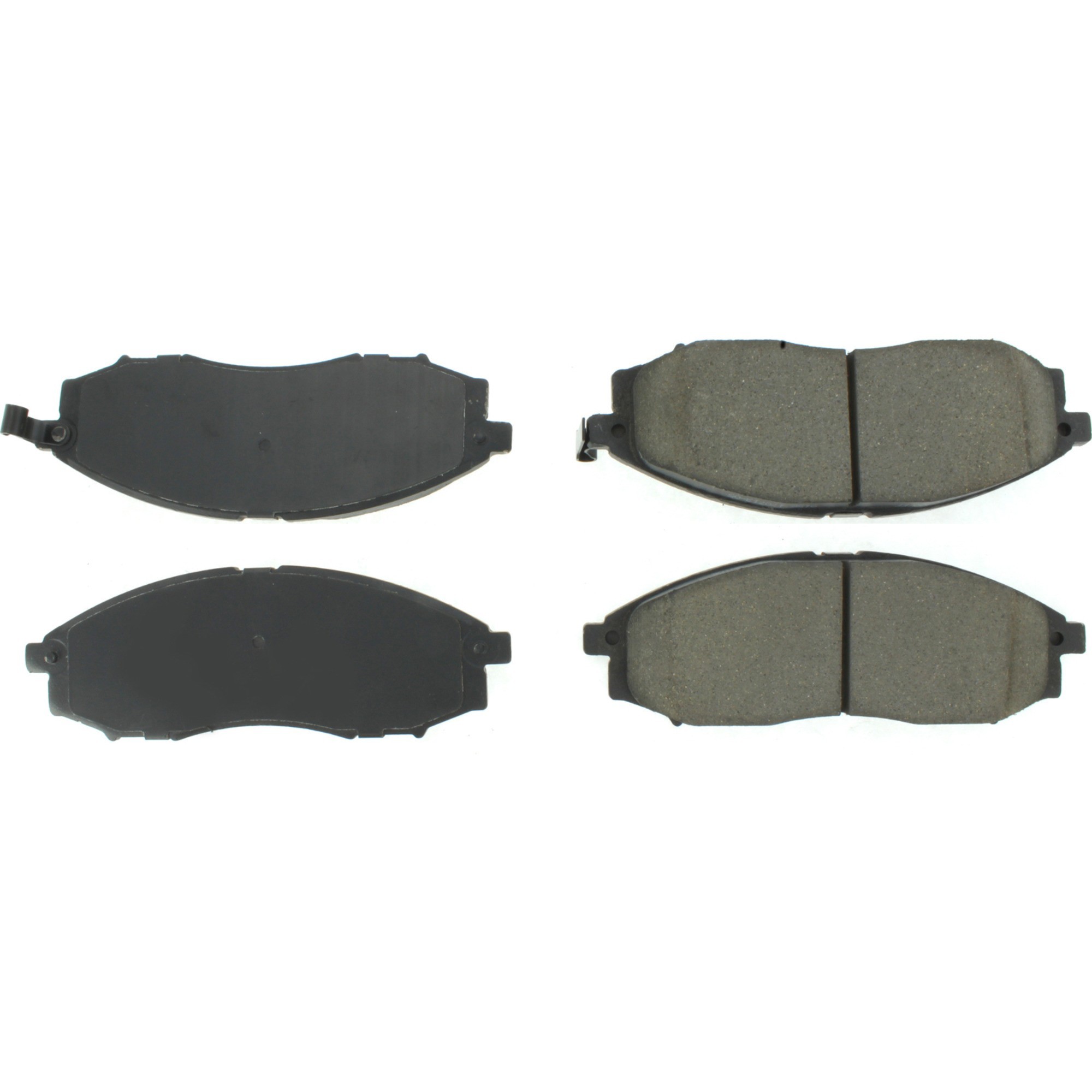Centric Premium Semi-Metallic Brake Pads with Shims and Hardware