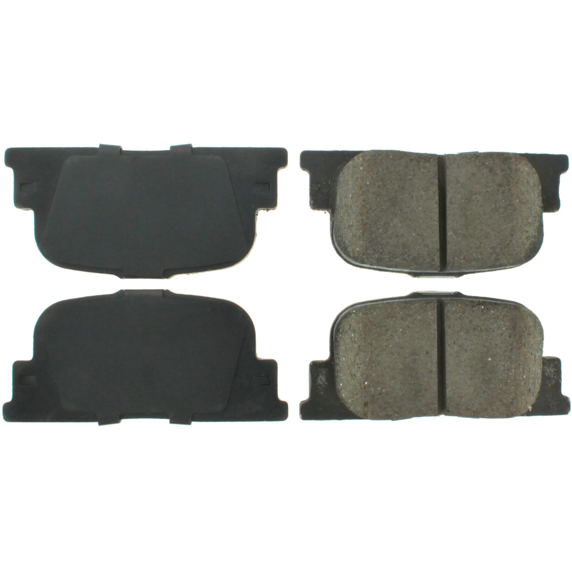 Centric Premium Semi-Metallic Brake Pads with Shims and Hardware