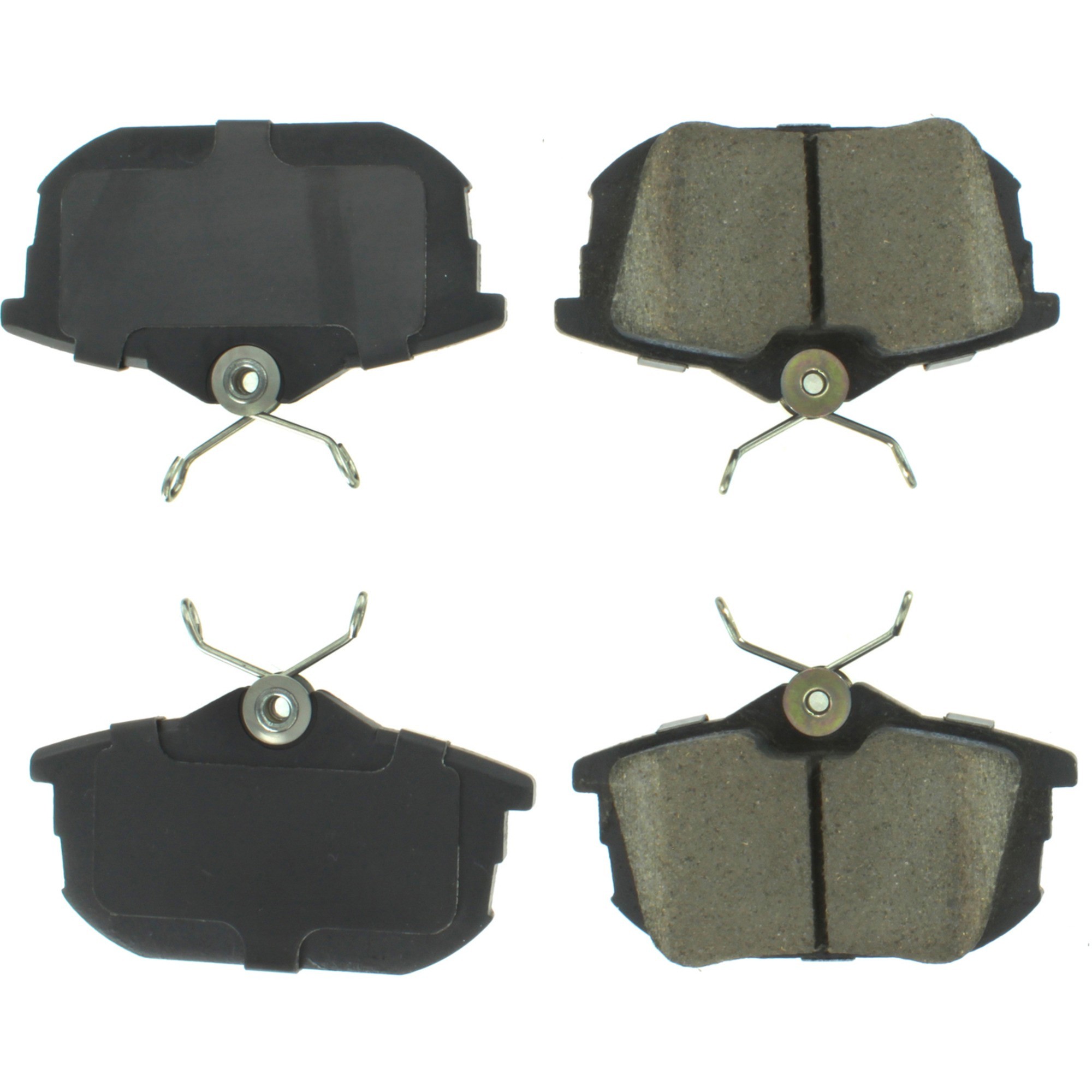 Centric Premium Semi-Metallic Brake Pads with Shims