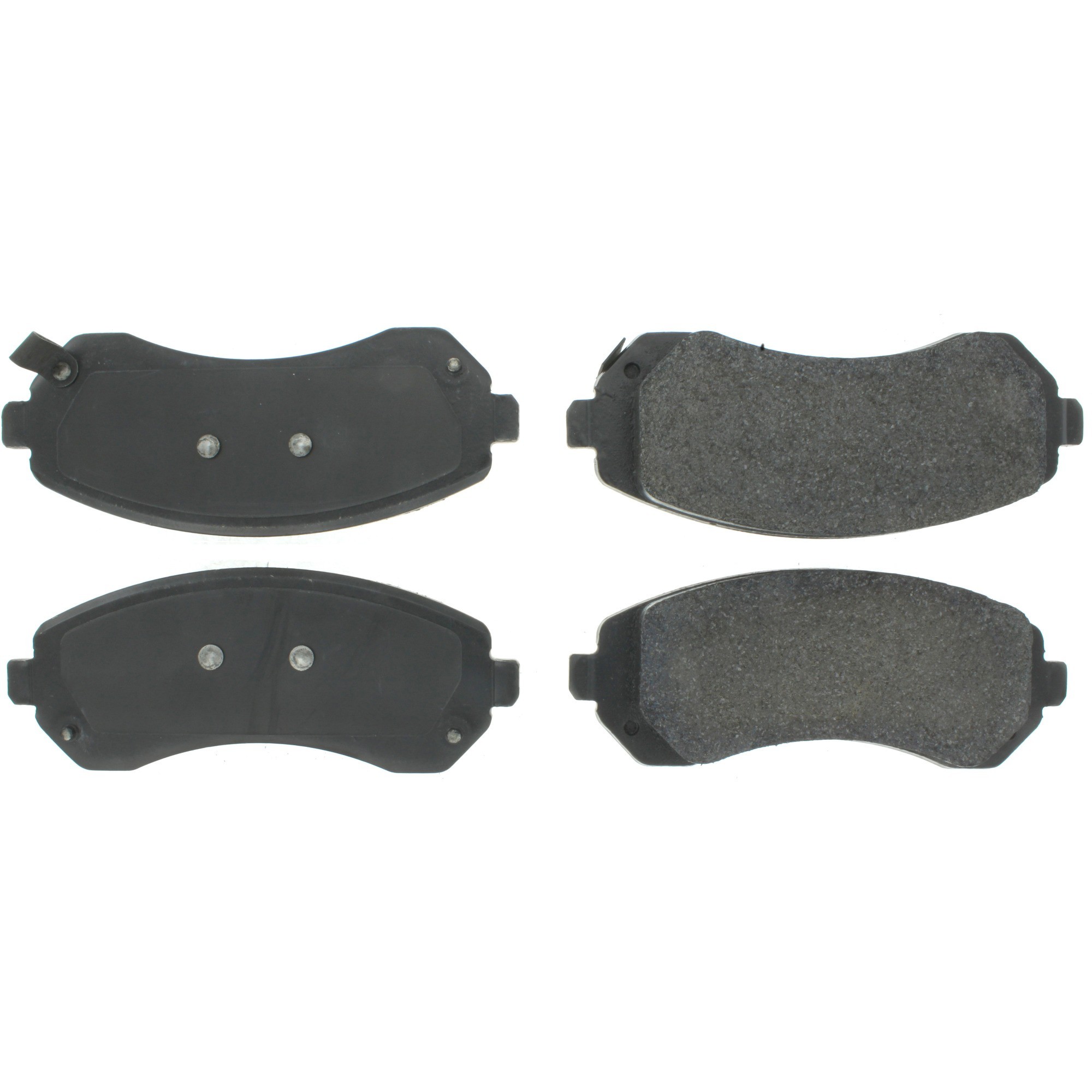 Centric Premium Semi-Metallic Brake Pads with Shims and Hardware
