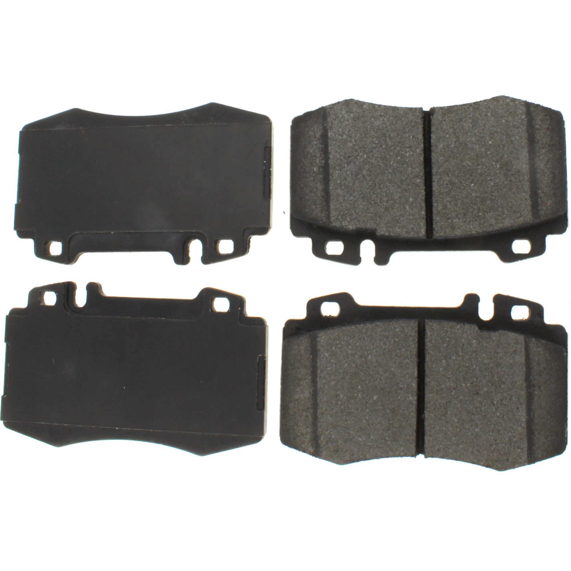 Centric Premium Semi-Metallic Brake Pads with Shims and Hardware