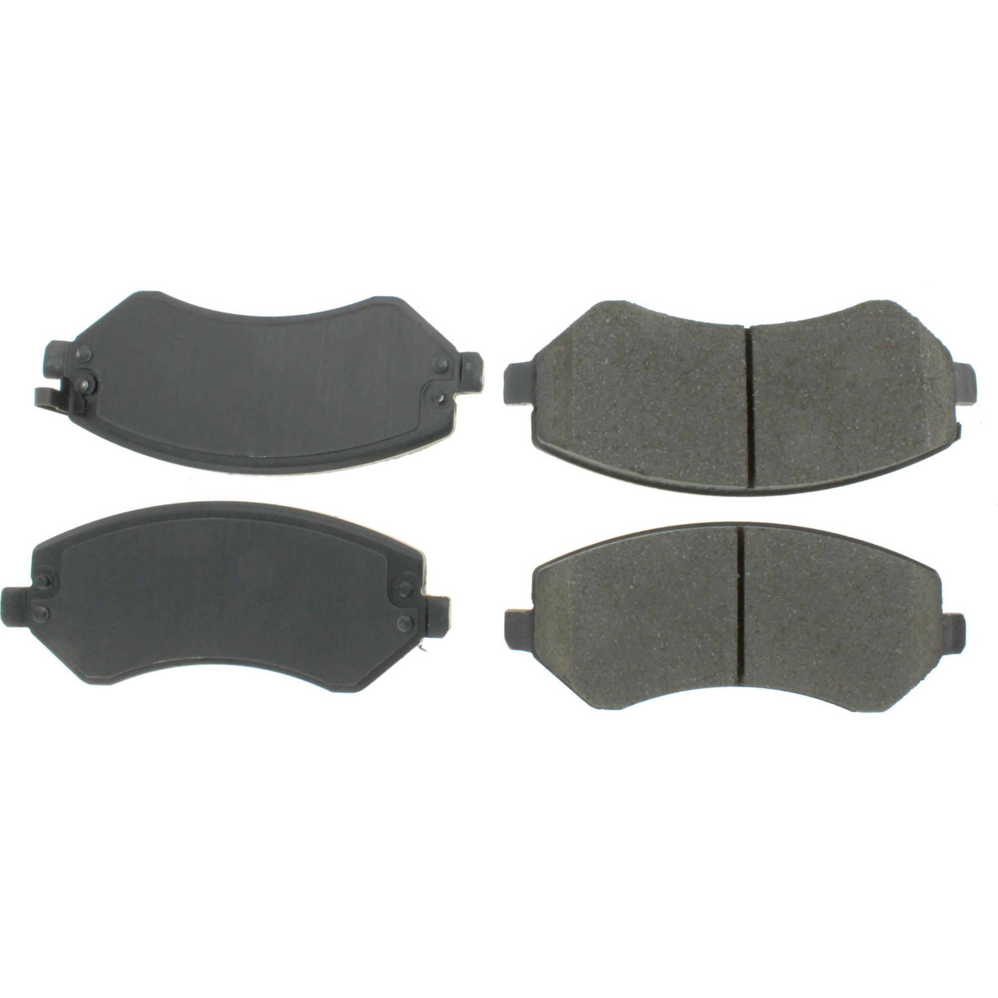 Centric Premium Semi-Metallic Brake Pads with Shims and Hardware