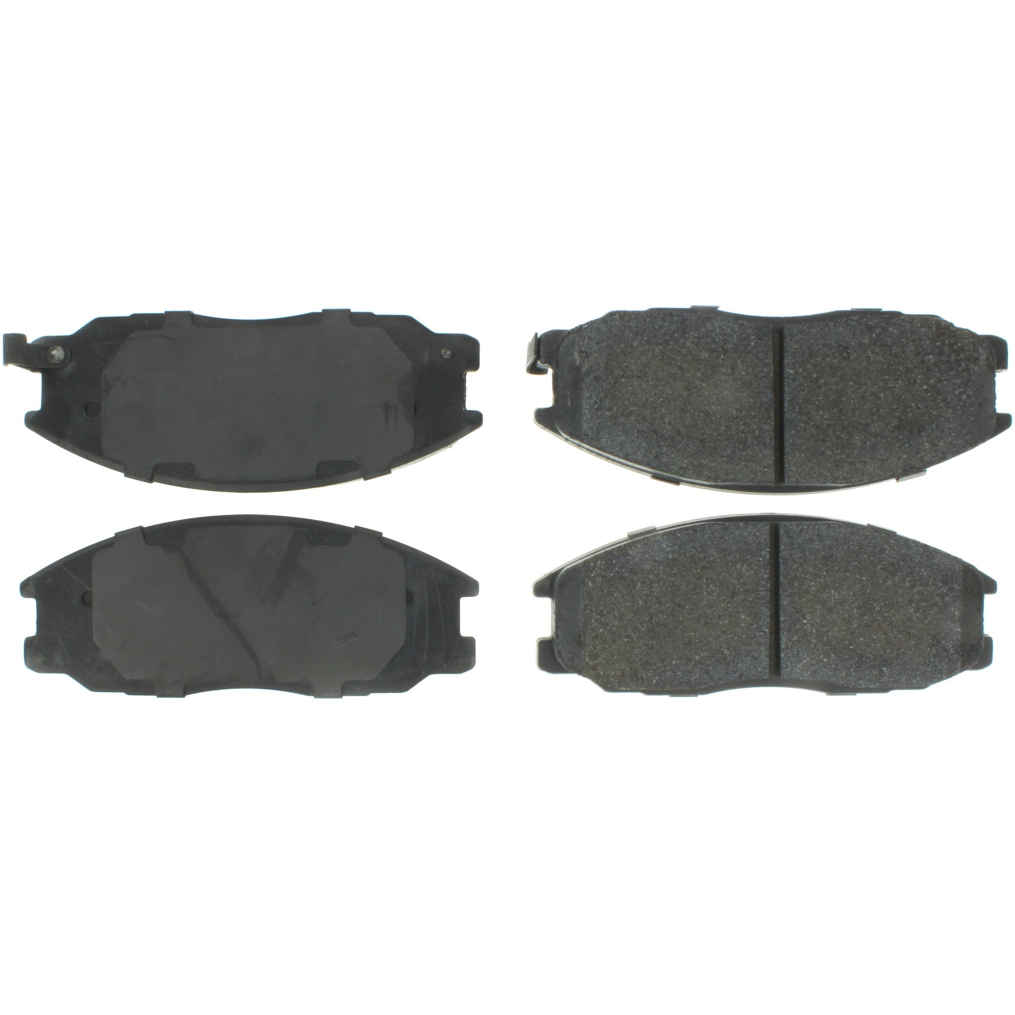 Centric Premium Semi-Metallic Brake Pads with Shims and Hardware