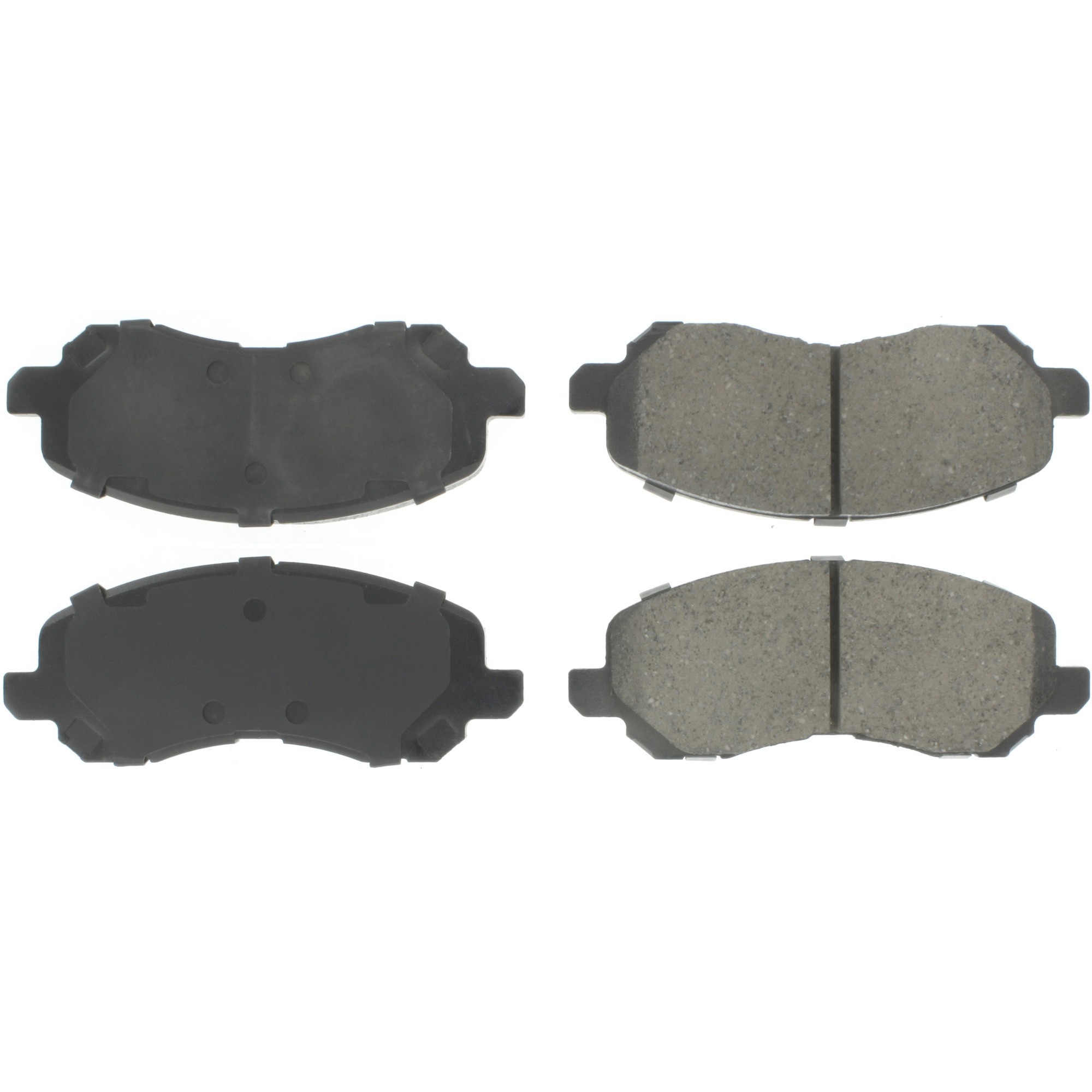 Centric Premium Semi-Metallic Brake Pads with Shims and Hardware