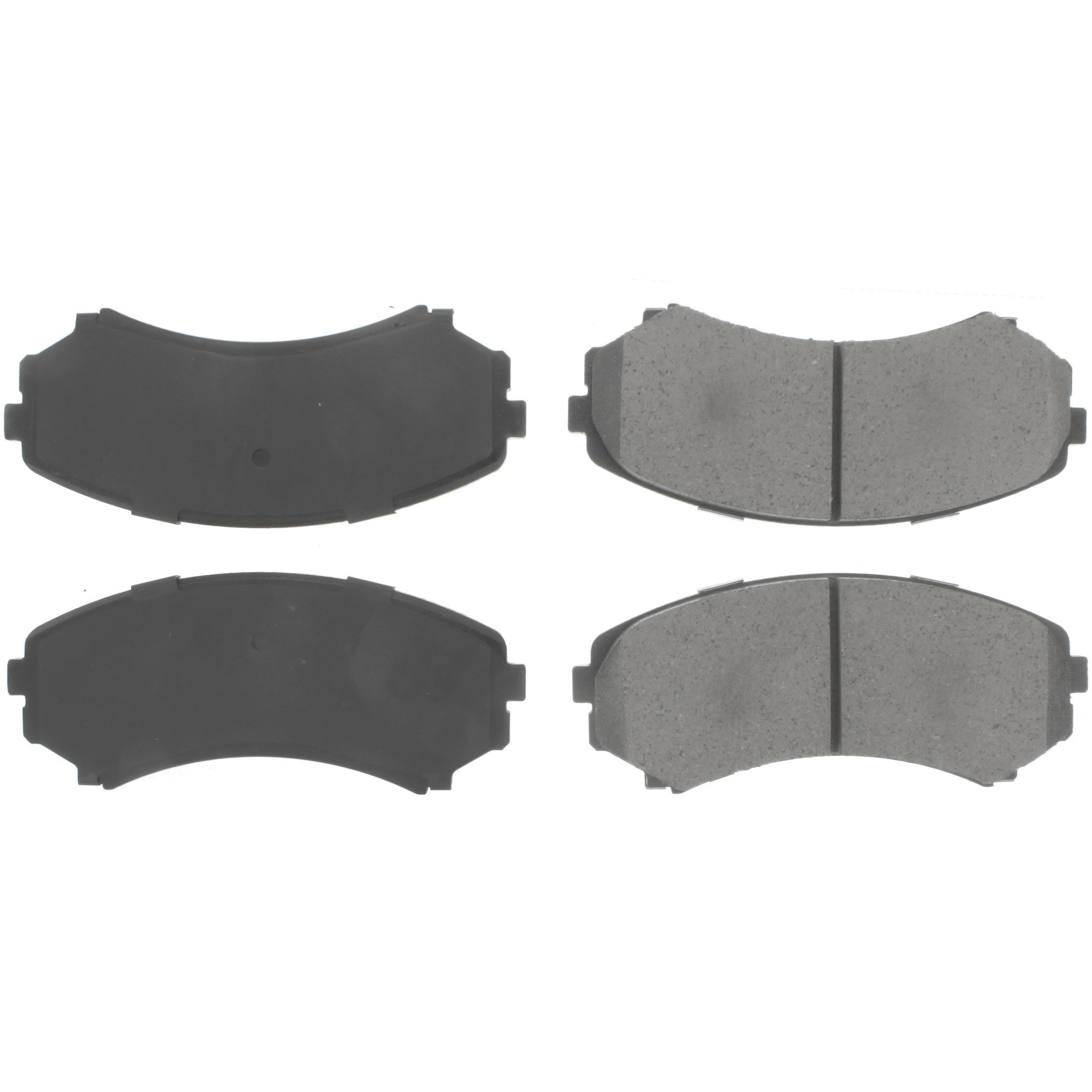 Centric Premium Semi-Metallic Brake Pads with Shims and Hardware