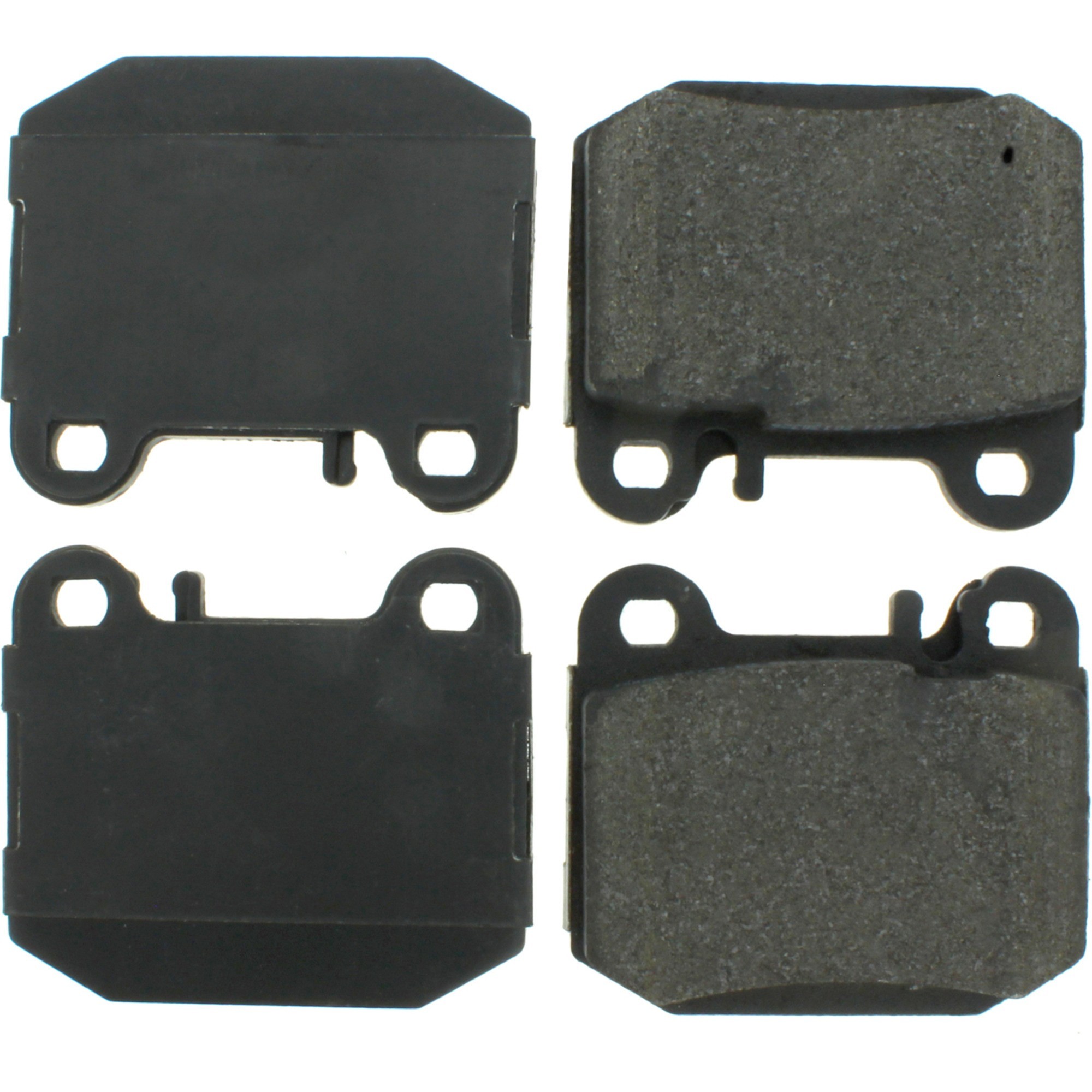 Centric Premium Semi-Metallic Brake Pads with Shims and Hardware