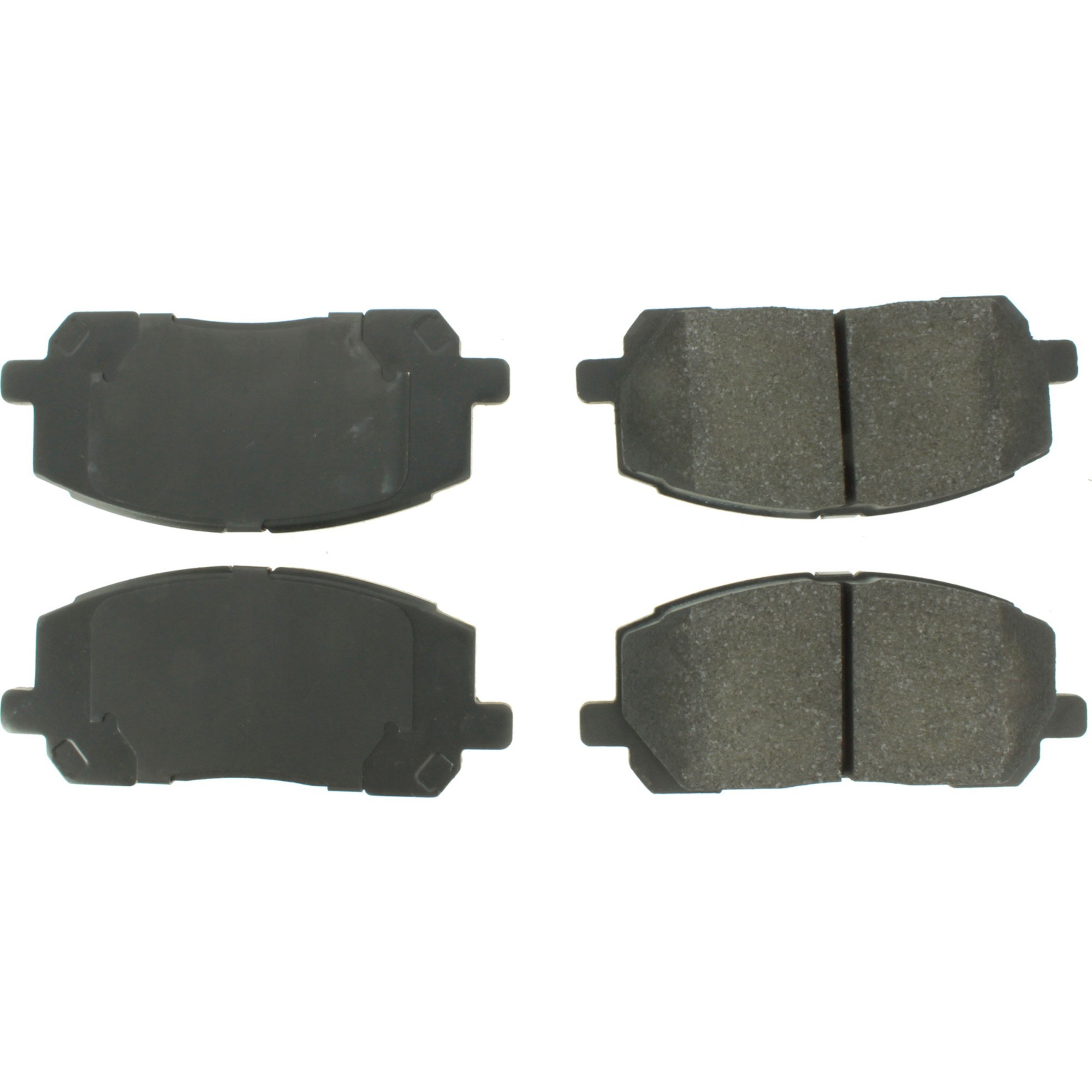 Centric Premium Semi-Metallic Brake Pads with Shims and Hardware
