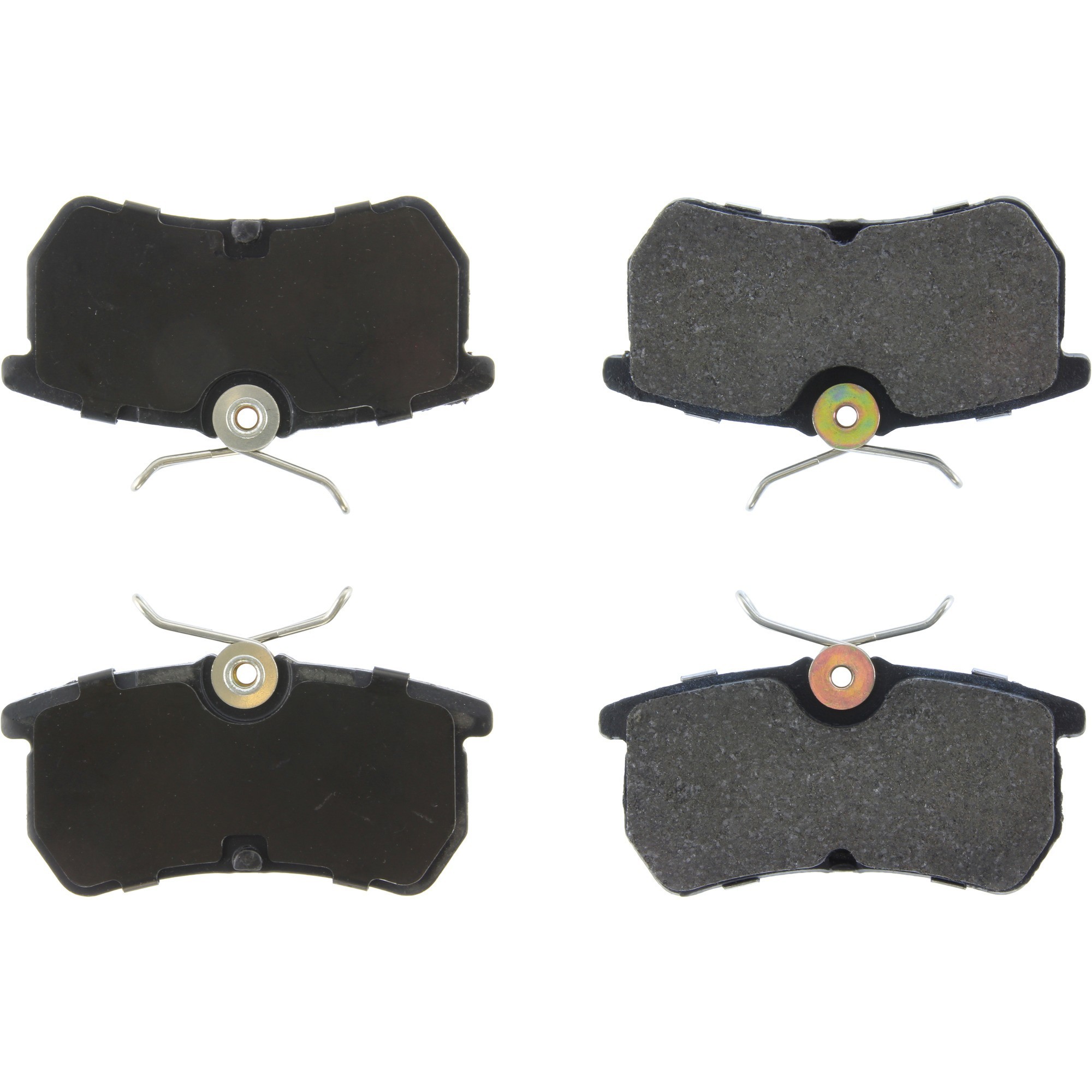 Centric Premium Semi-Metallic Brake Pads with Shims