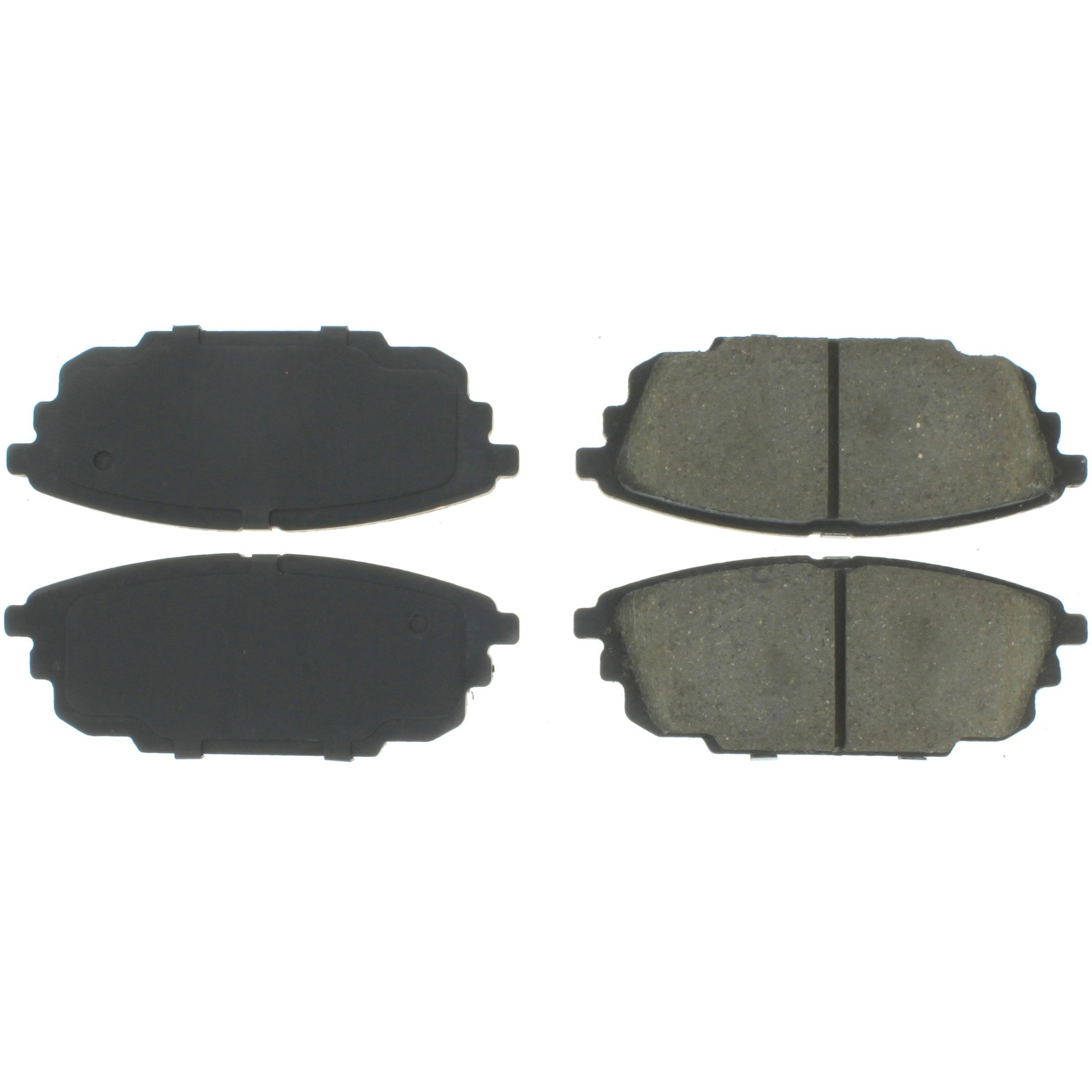 Centric Premium Semi-Metallic Brake Pads with Shims and Hardware