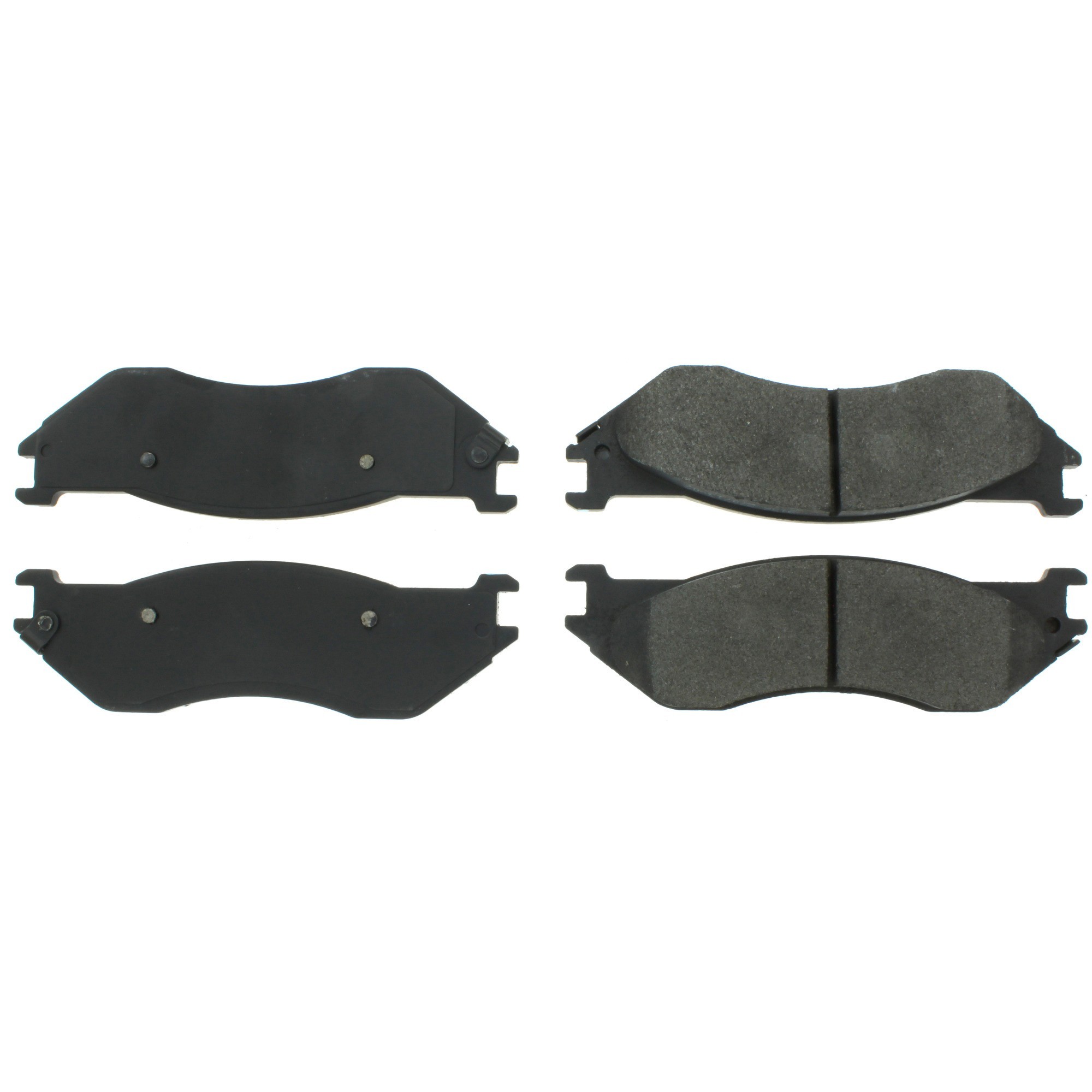 Centric Premium Semi-Metallic Brake Pads with Shims and Hardware