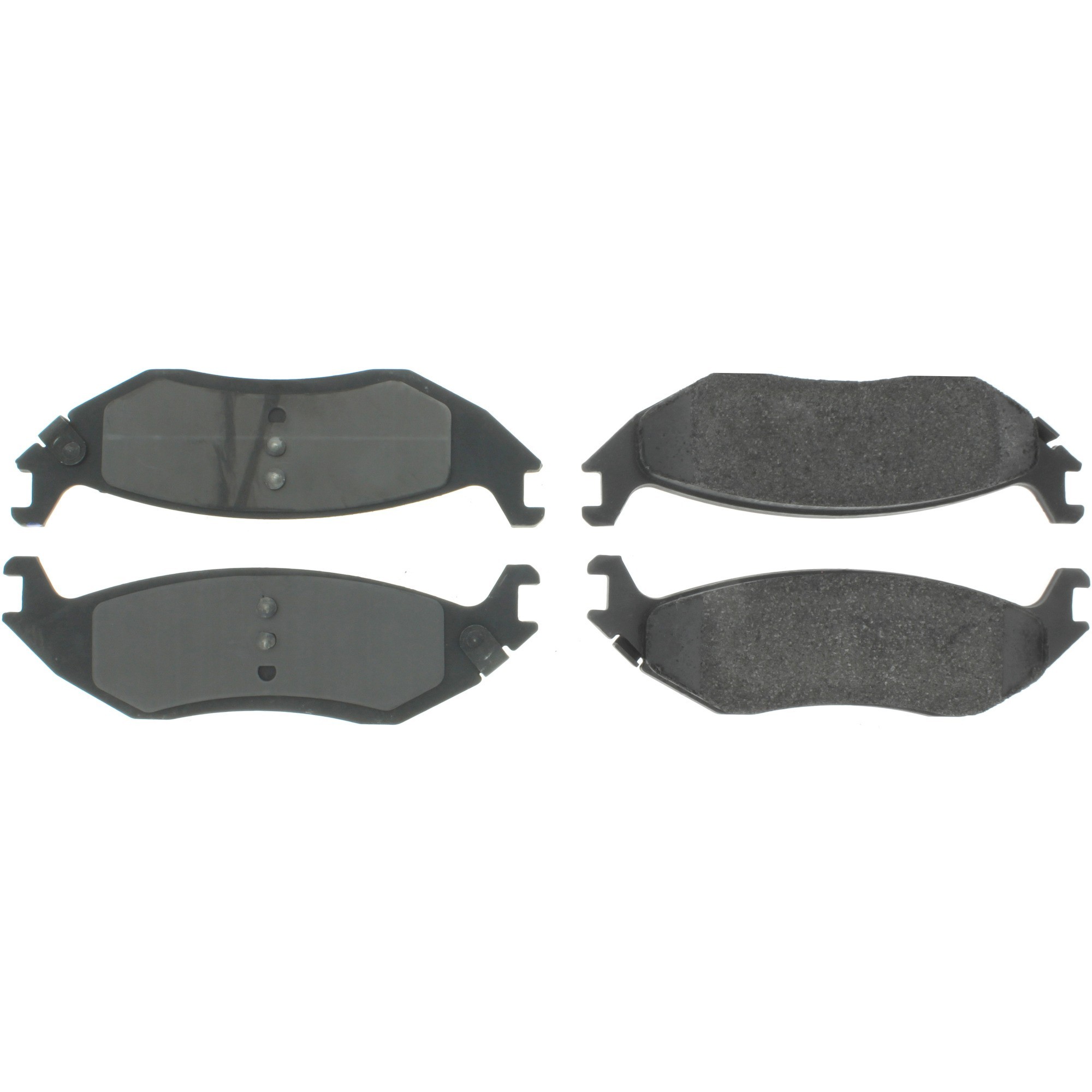 Centric Premium Semi-Metallic Brake Pads with Shims and Hardware