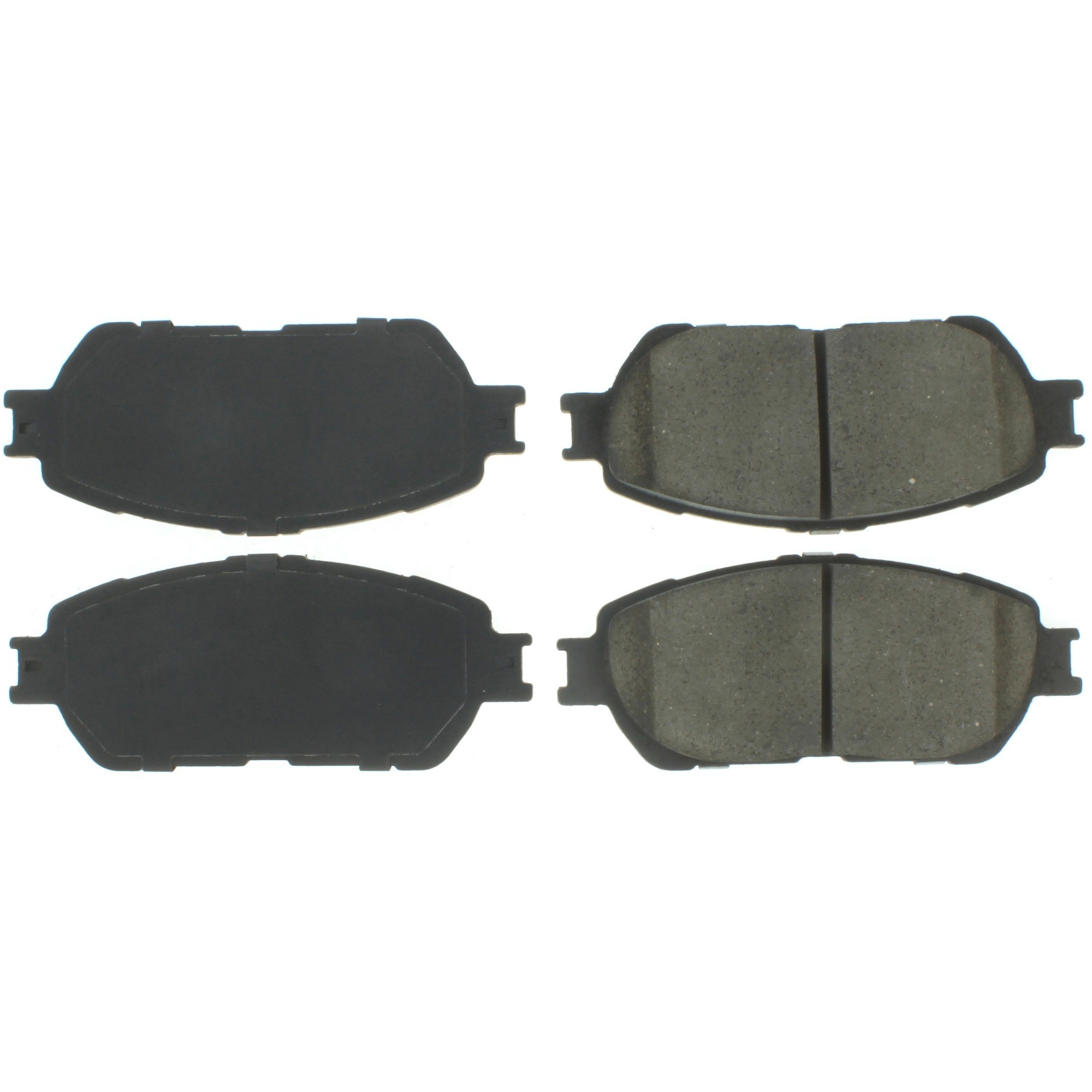 Centric Premium Semi-Metallic Brake Pads with Shims and Hardware