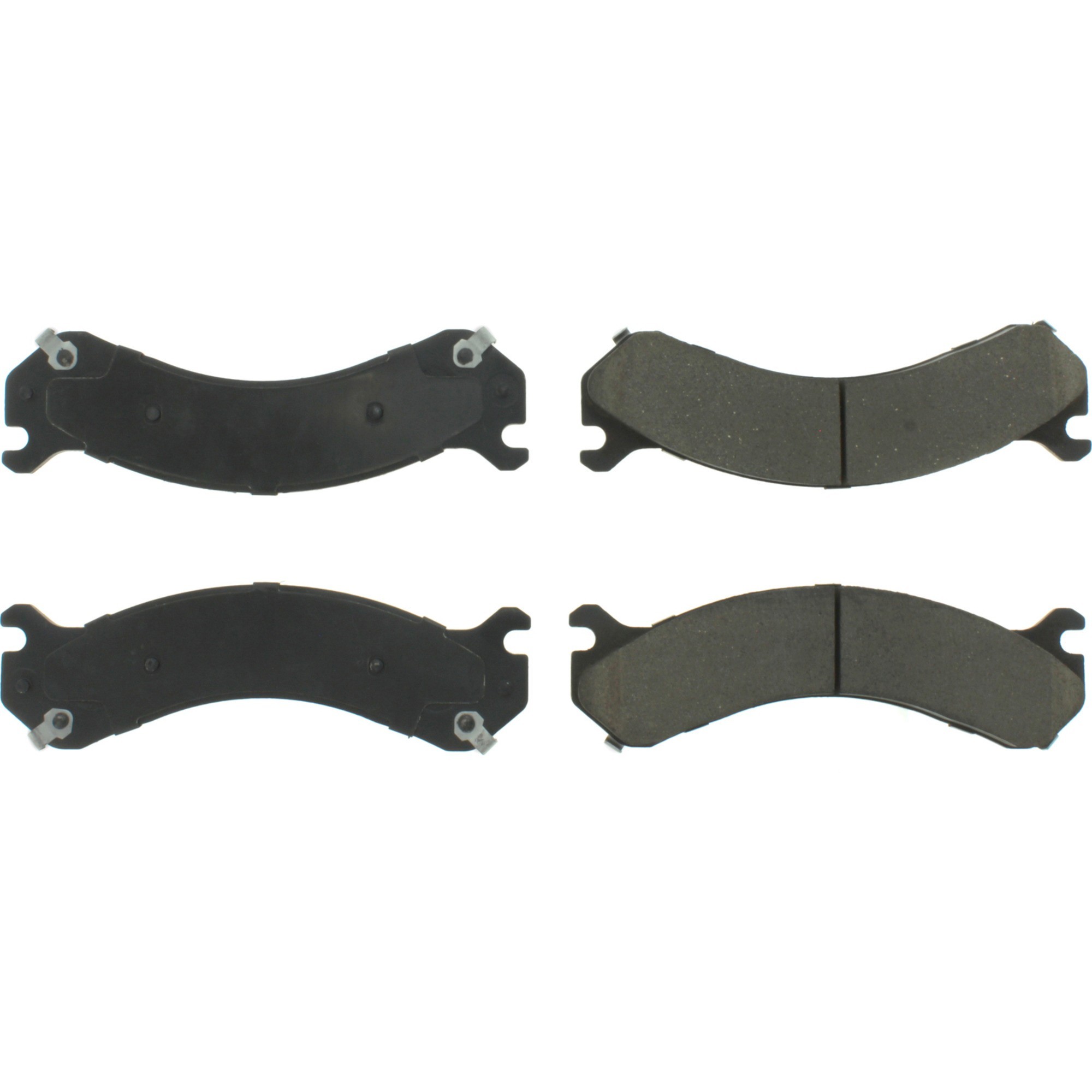 Centric Premium Semi-Metallic Brake Pads with Shims and Hardware