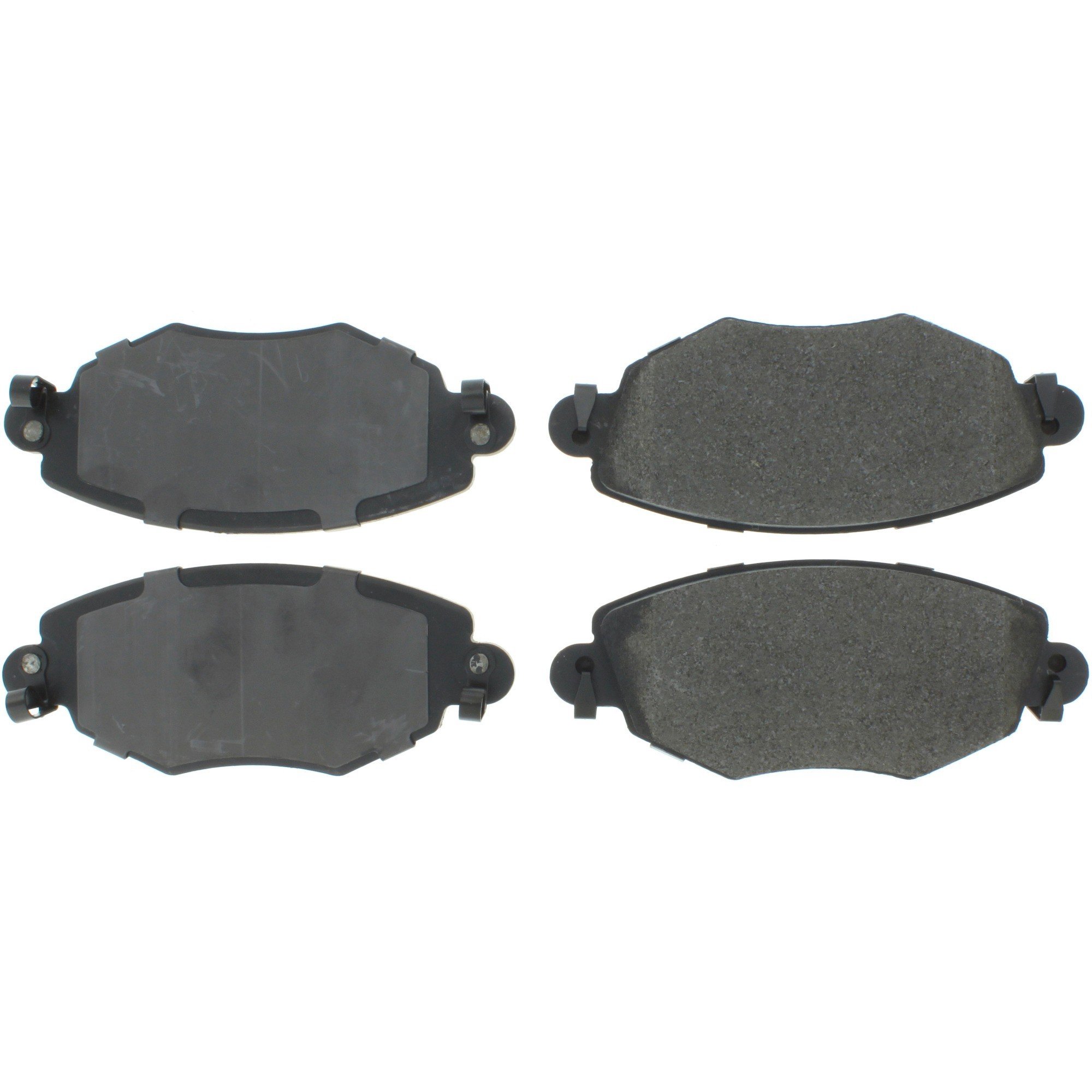 Centric Premium Semi-Metallic Brake Pads with Shims
