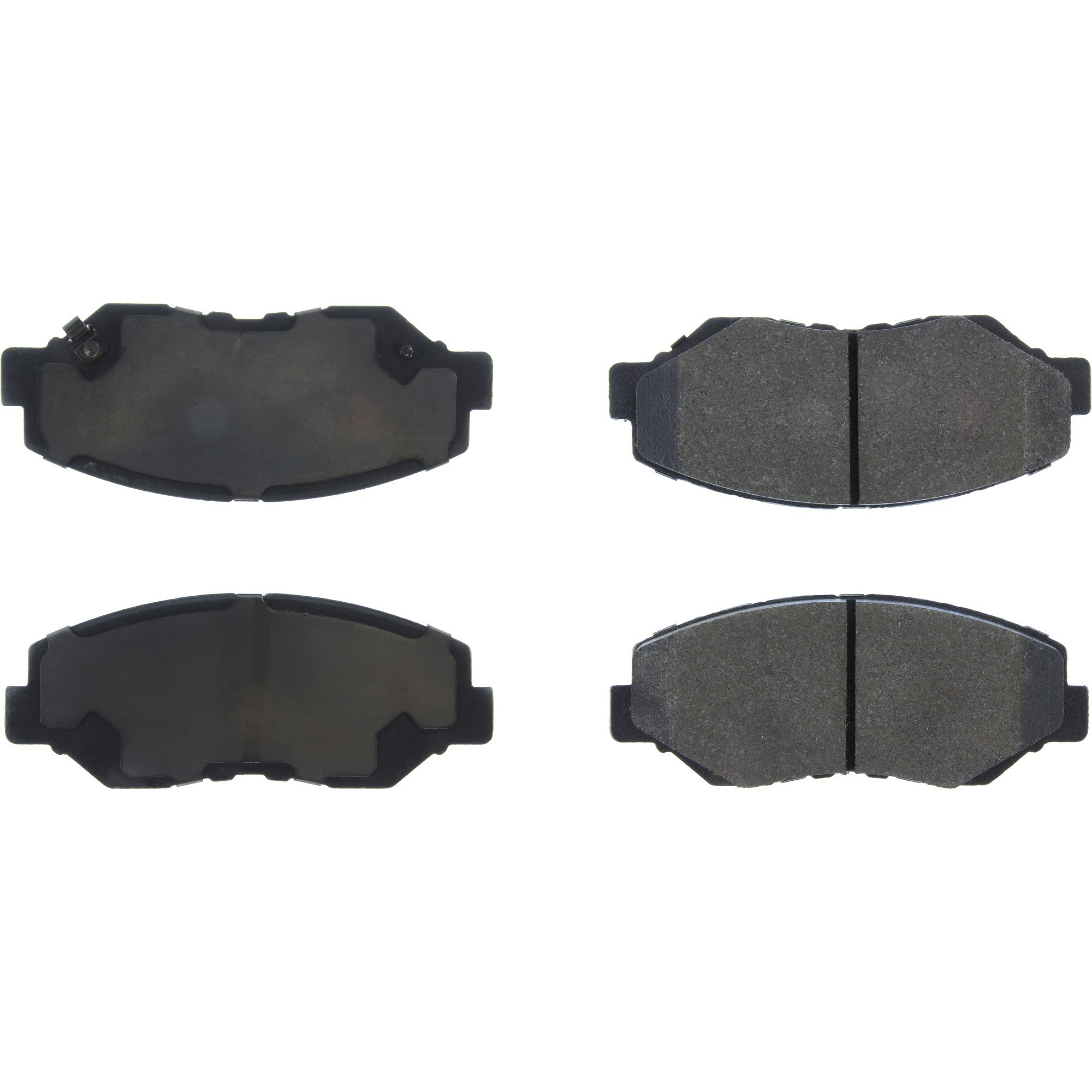Centric Premium Semi-Metallic Brake Pads with Shims and Hardware