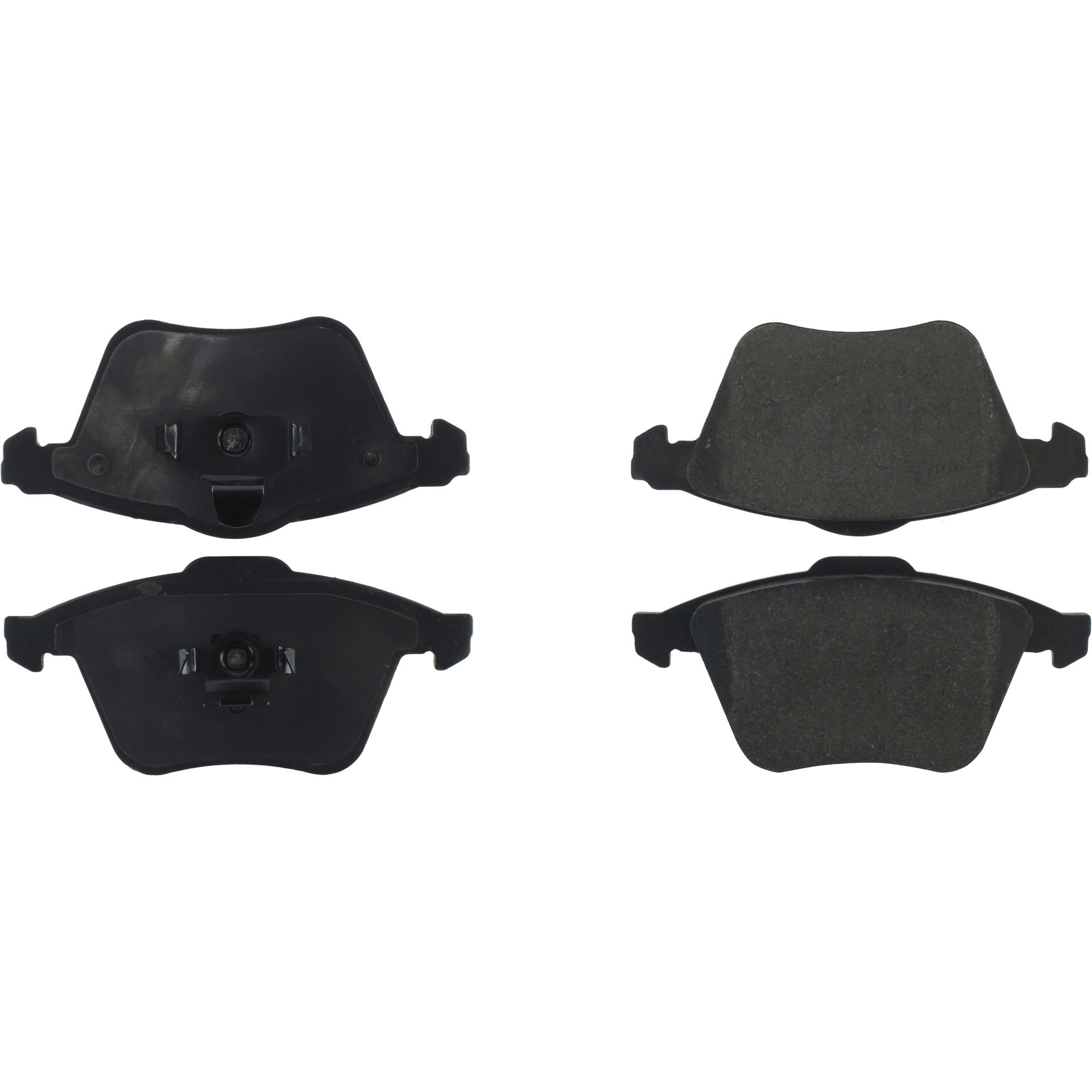 Centric Premium Semi-Metallic Brake Pads with Shims and Hardware
