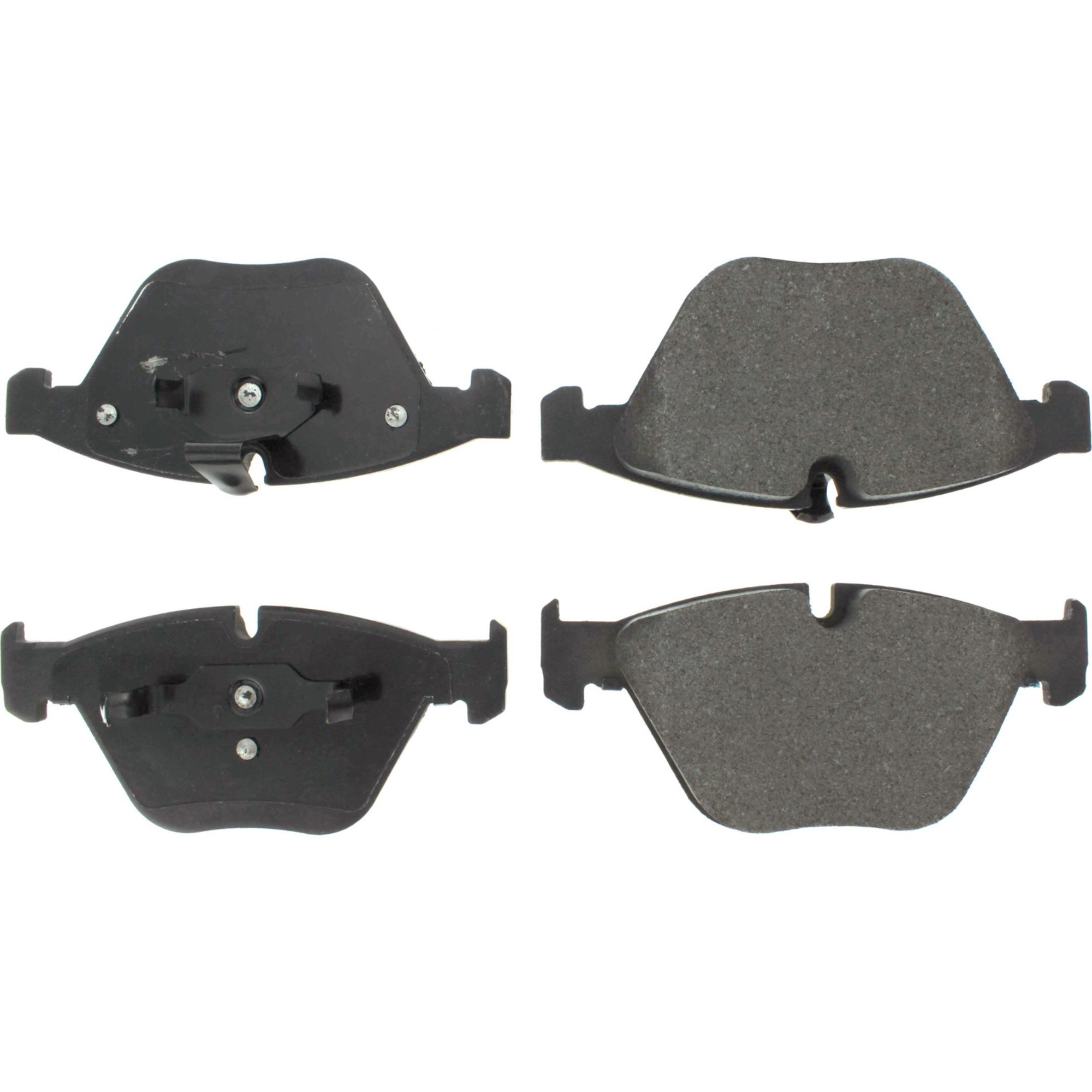 Centric Premium Semi-Metallic Brake Pads with Shims and Hardware