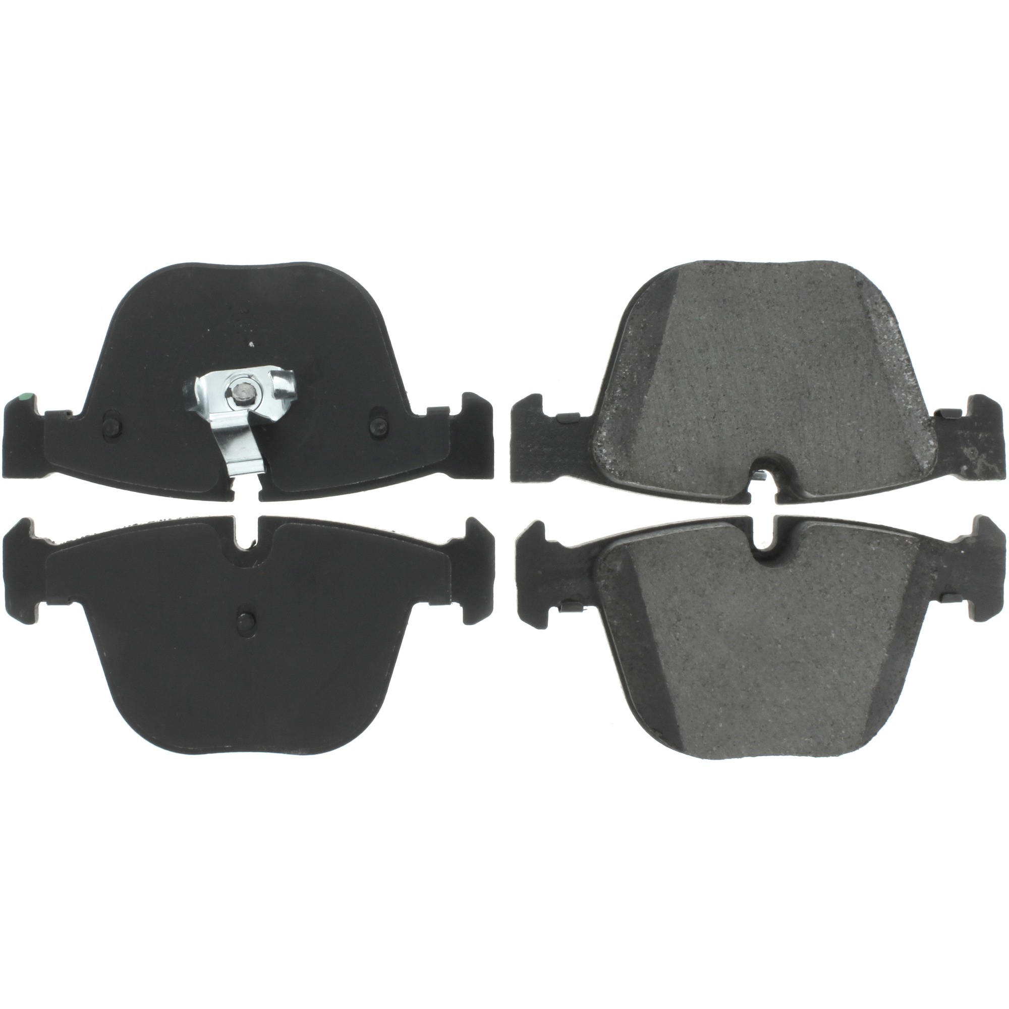 Centric Premium Semi-Metallic Brake Pads with Shims and Hardware