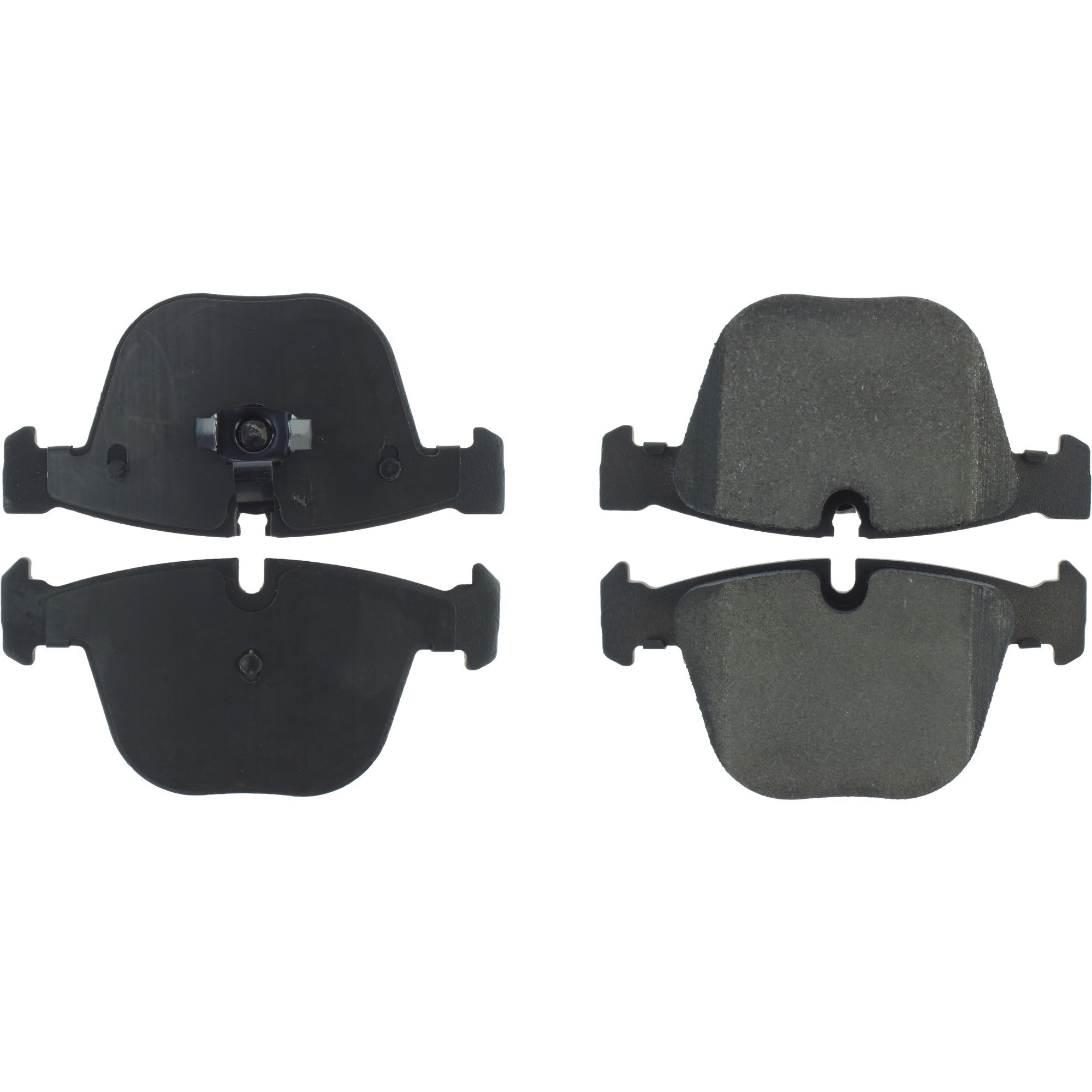 Centric Premium Semi-Metallic Brake Pads with Shims and Hardware