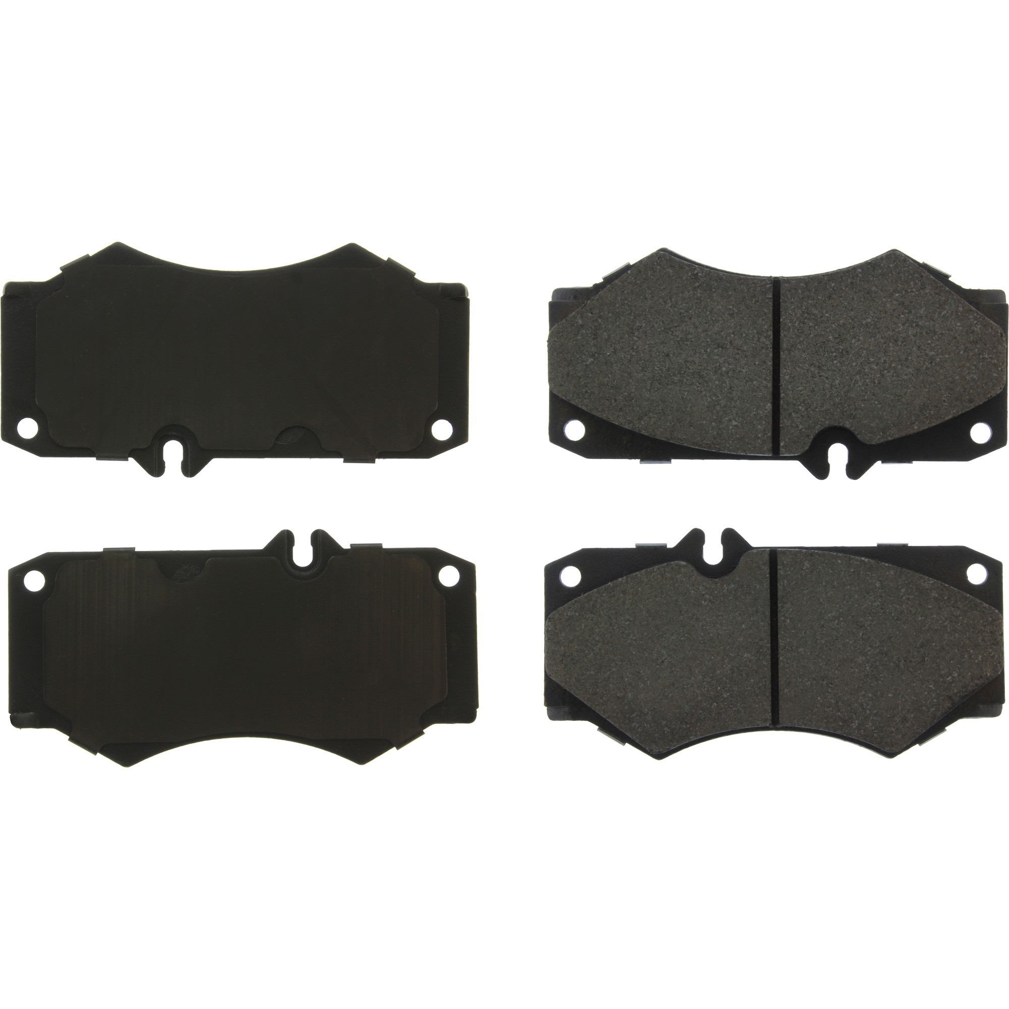 Centric Premium Semi-Metallic Brake Pads with Shims
