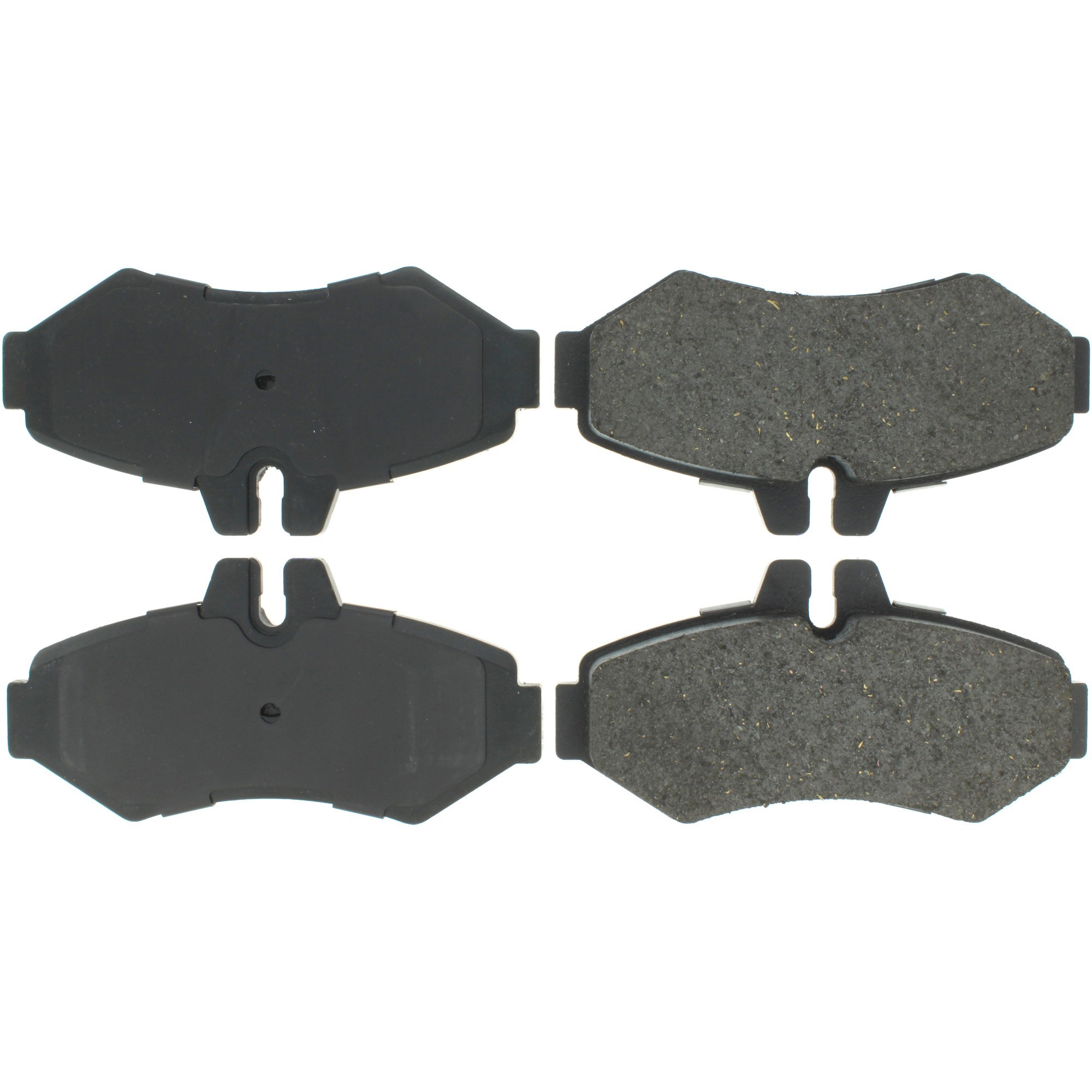 Centric Premium Semi-Metallic Brake Pads with Shims and Hardware