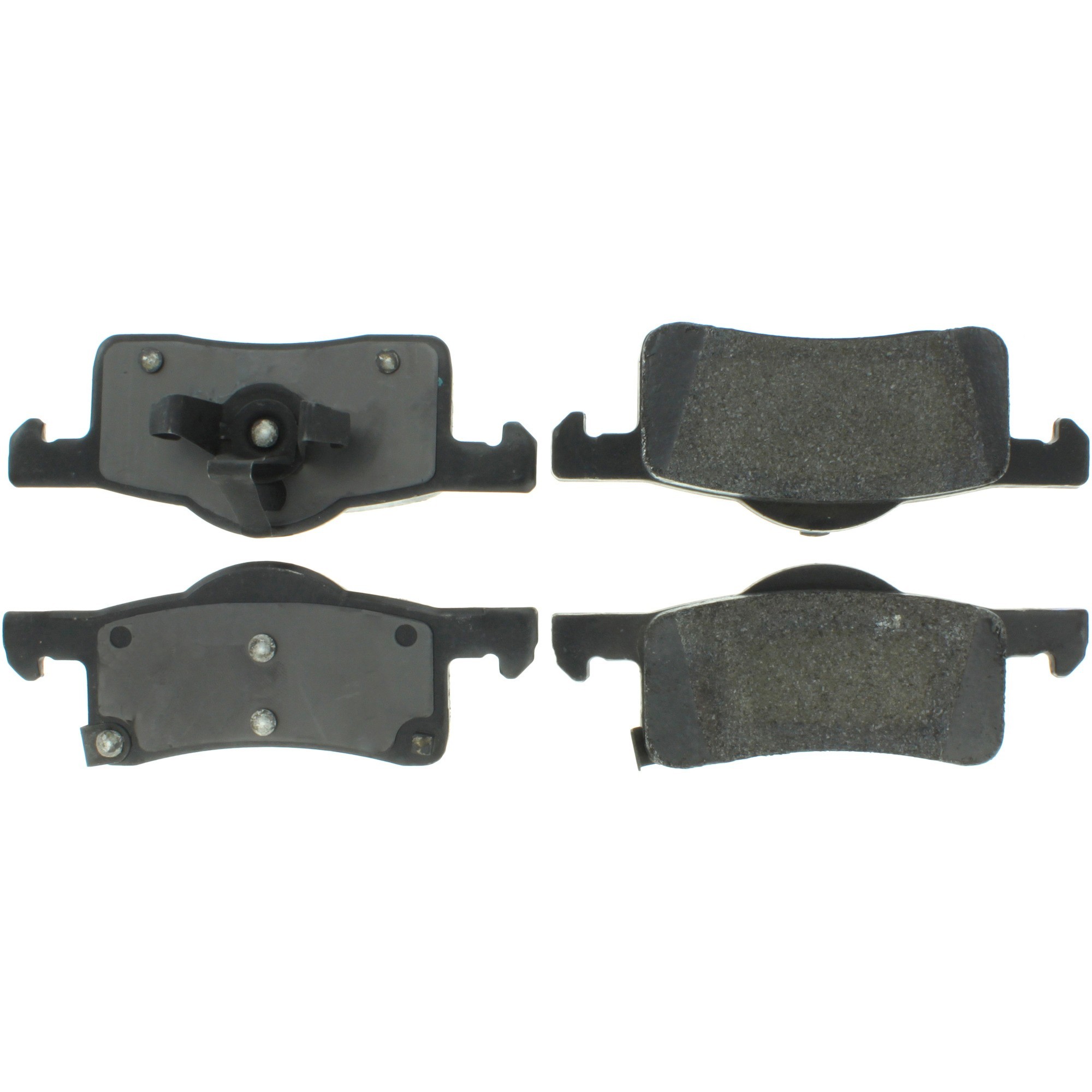 Centric Premium Semi-Metallic Brake Pads with Shims and Hardware