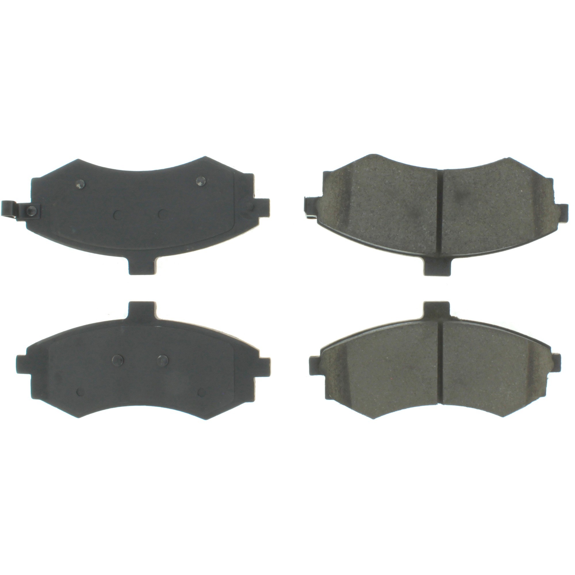 Centric Premium Semi-Metallic Brake Pads with Shims and Hardware