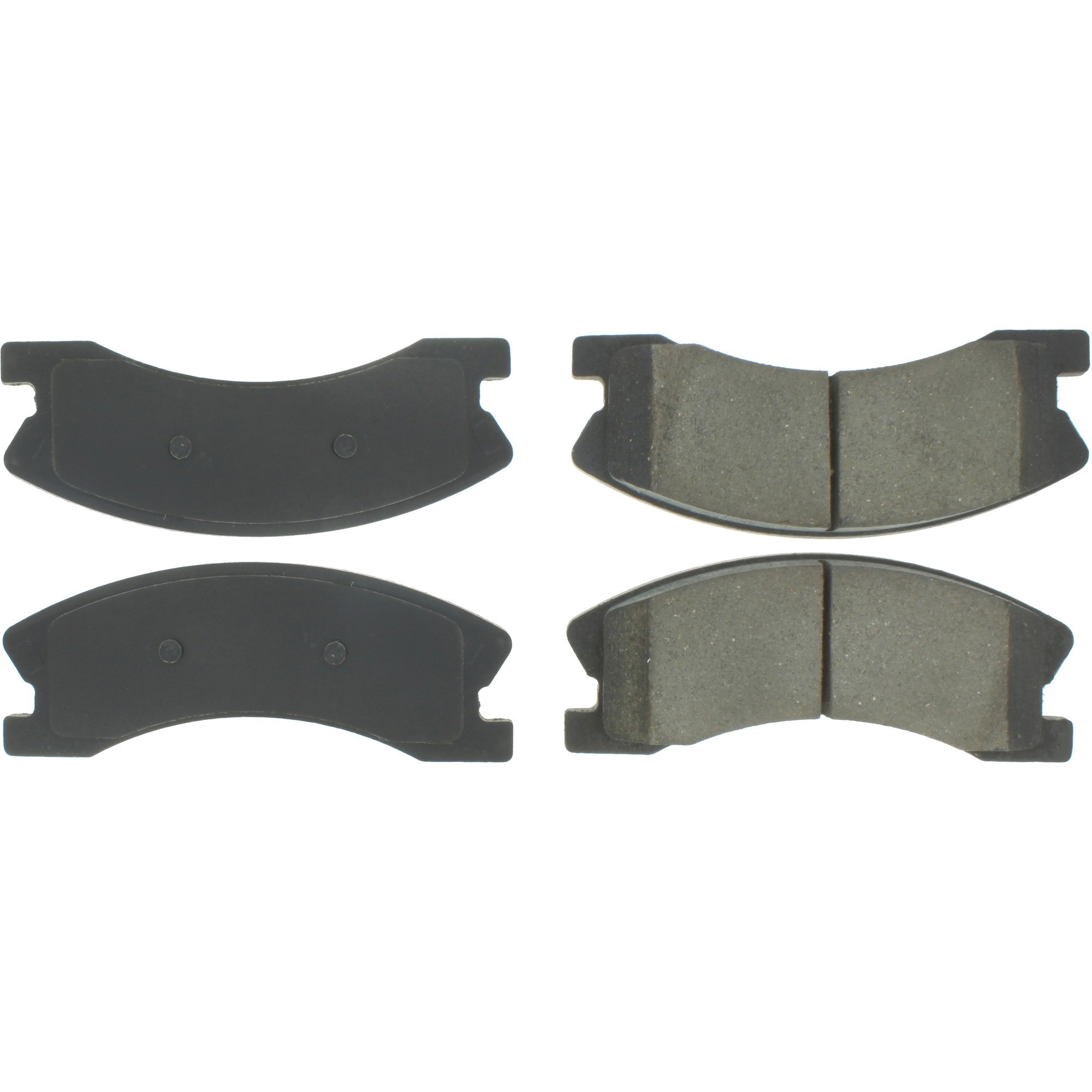 Centric Premium Semi-Metallic Brake Pads with Shims and Hardware