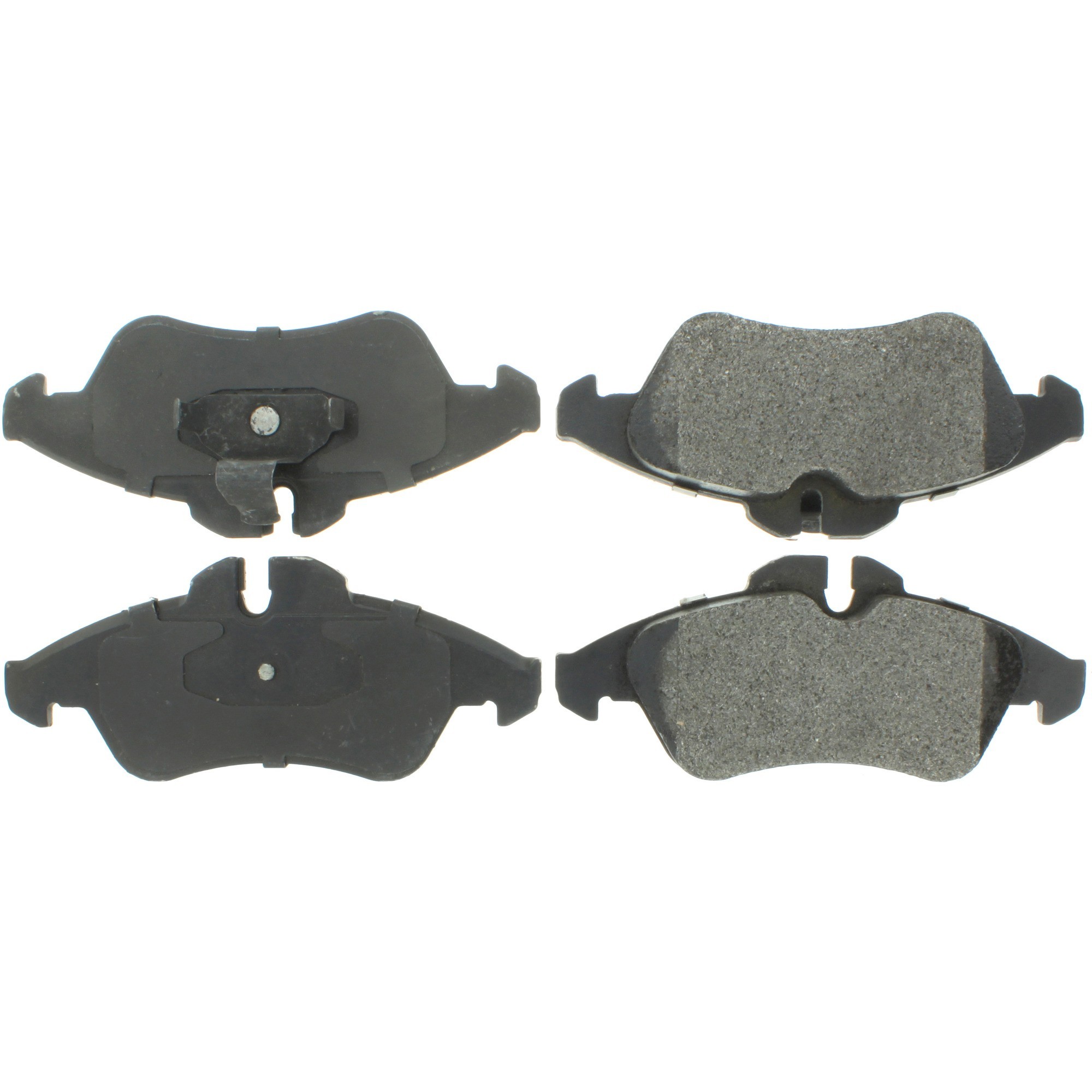 Centric Premium Semi-Metallic Brake Pads with Shims and Hardware