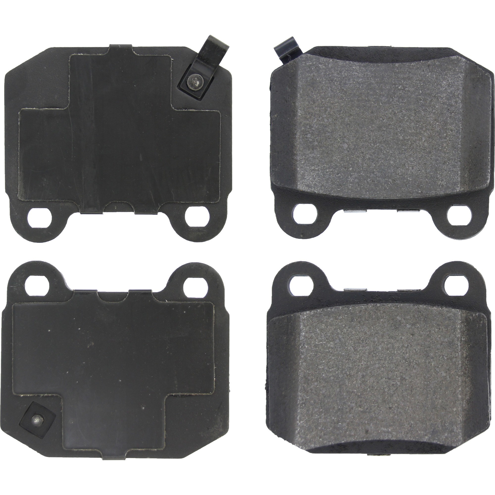 Centric Premium Semi-Metallic Brake Pads with Shims and Hardware
