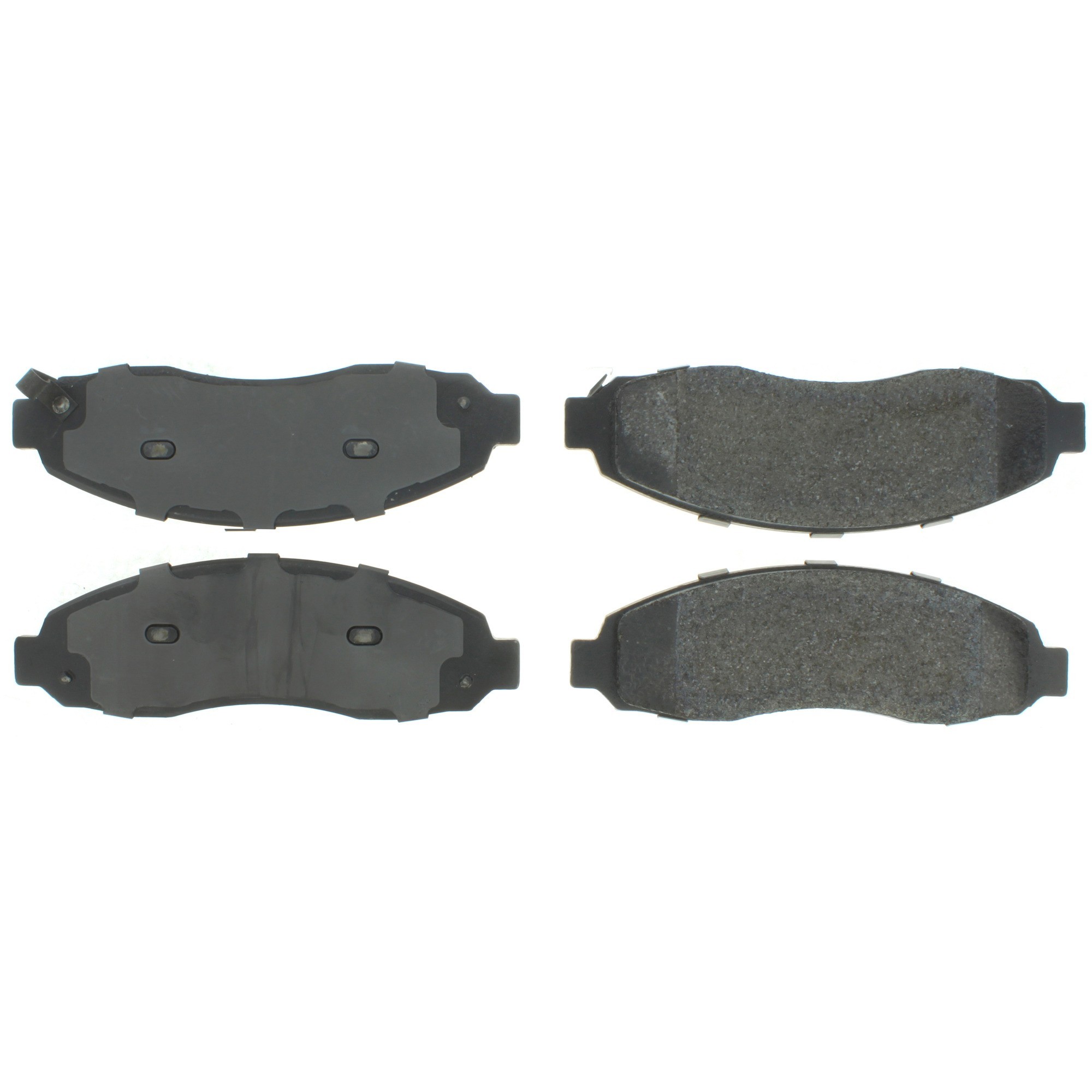 Centric Premium Semi-Metallic Brake Pads with Shims and Hardware