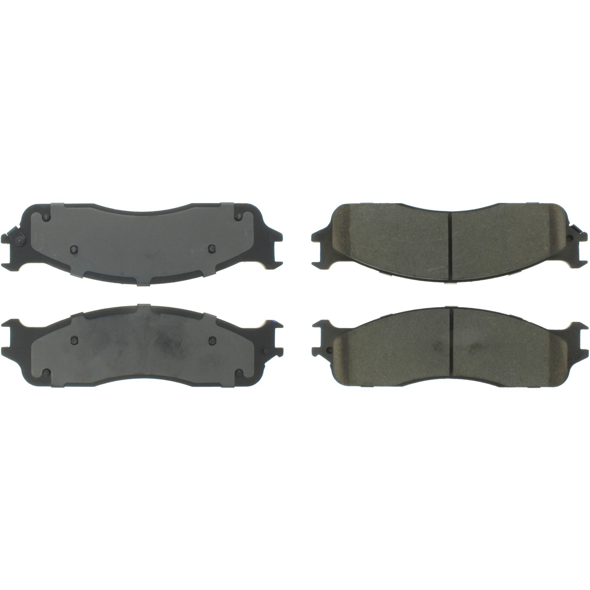 Centric Premium Semi-Metallic Brake Pads with Shims and Hardware