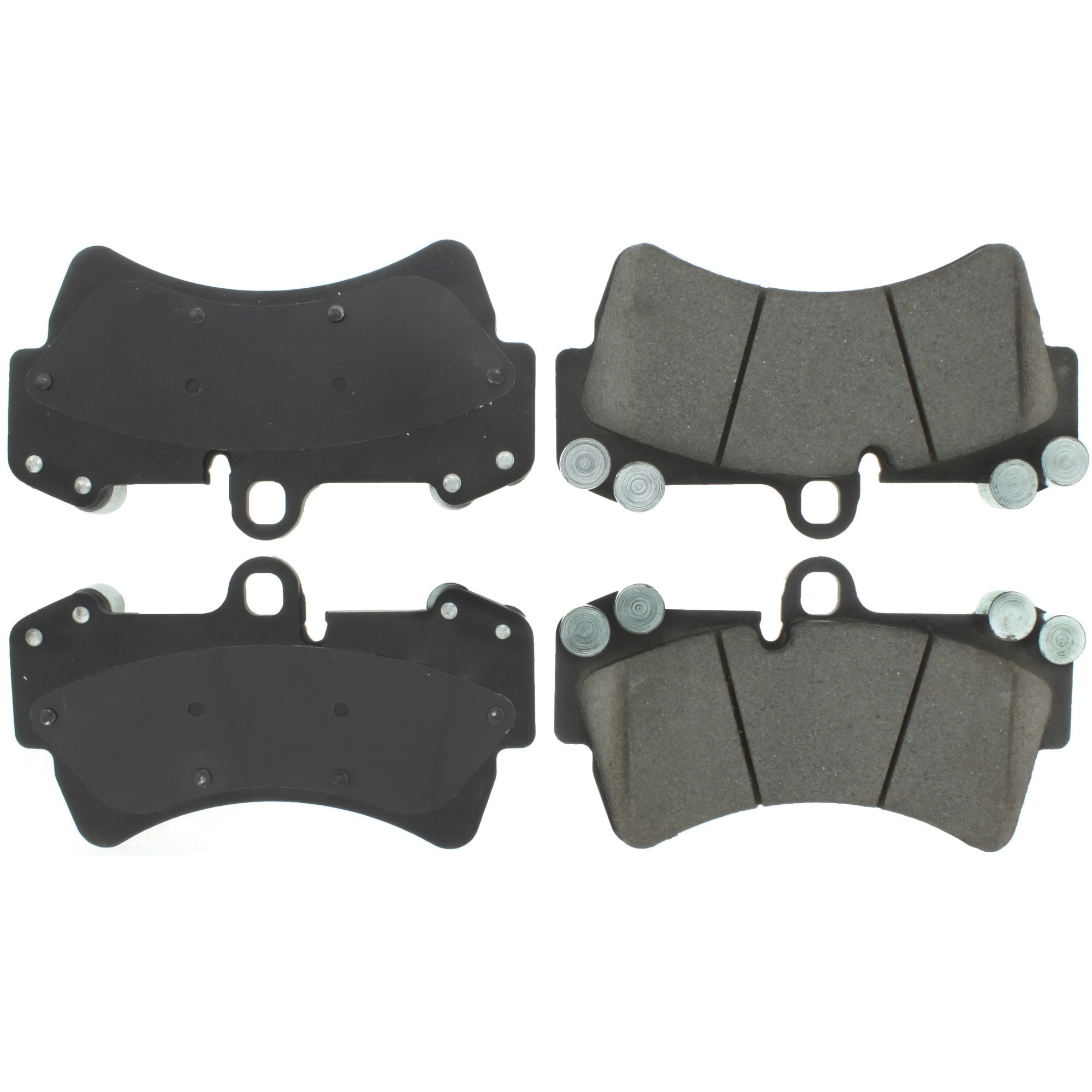 Centric Premium Semi-Metallic Brake Pads with Shims and Hardware