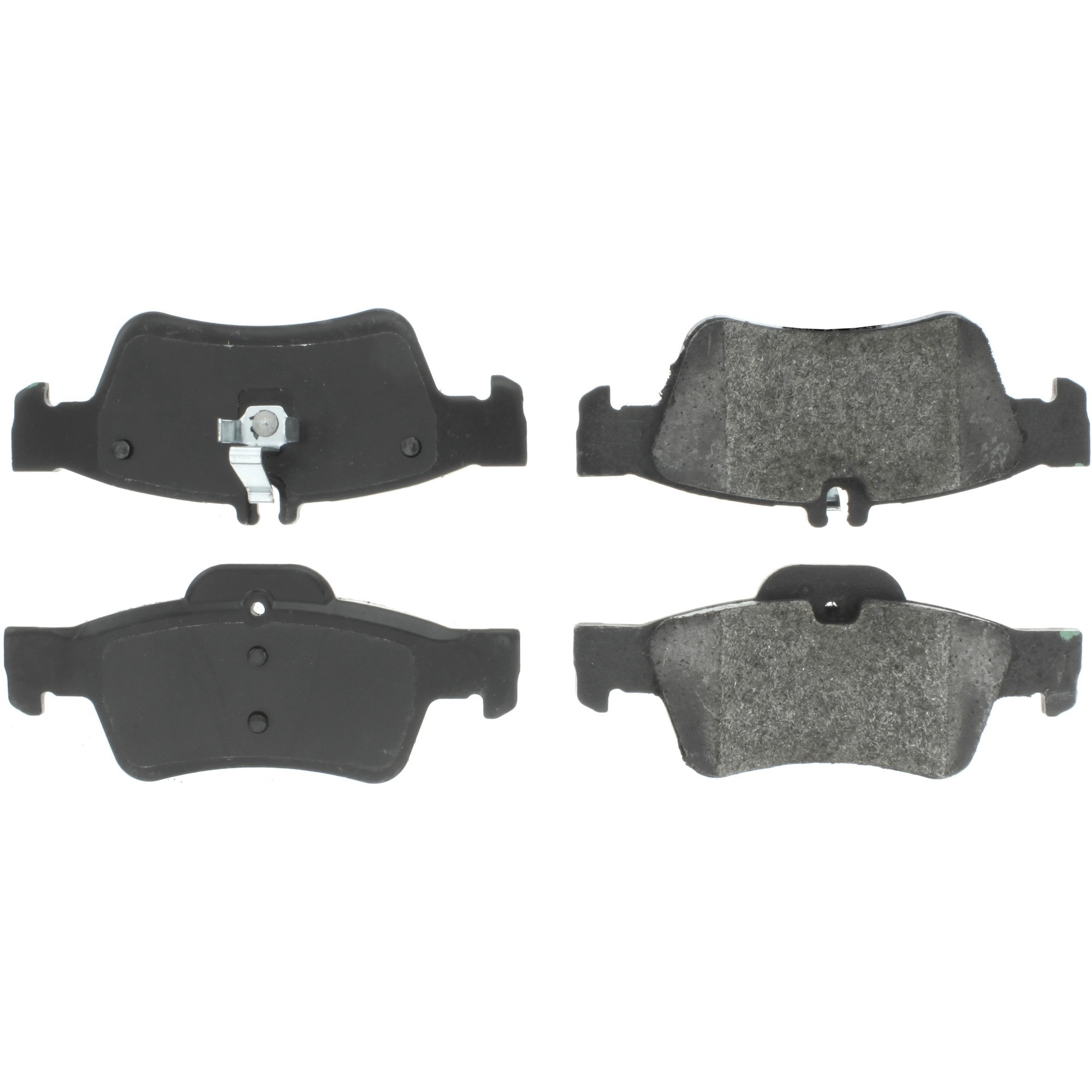 Centric Premium Semi-Metallic Brake Pads with Shims and Hardware
