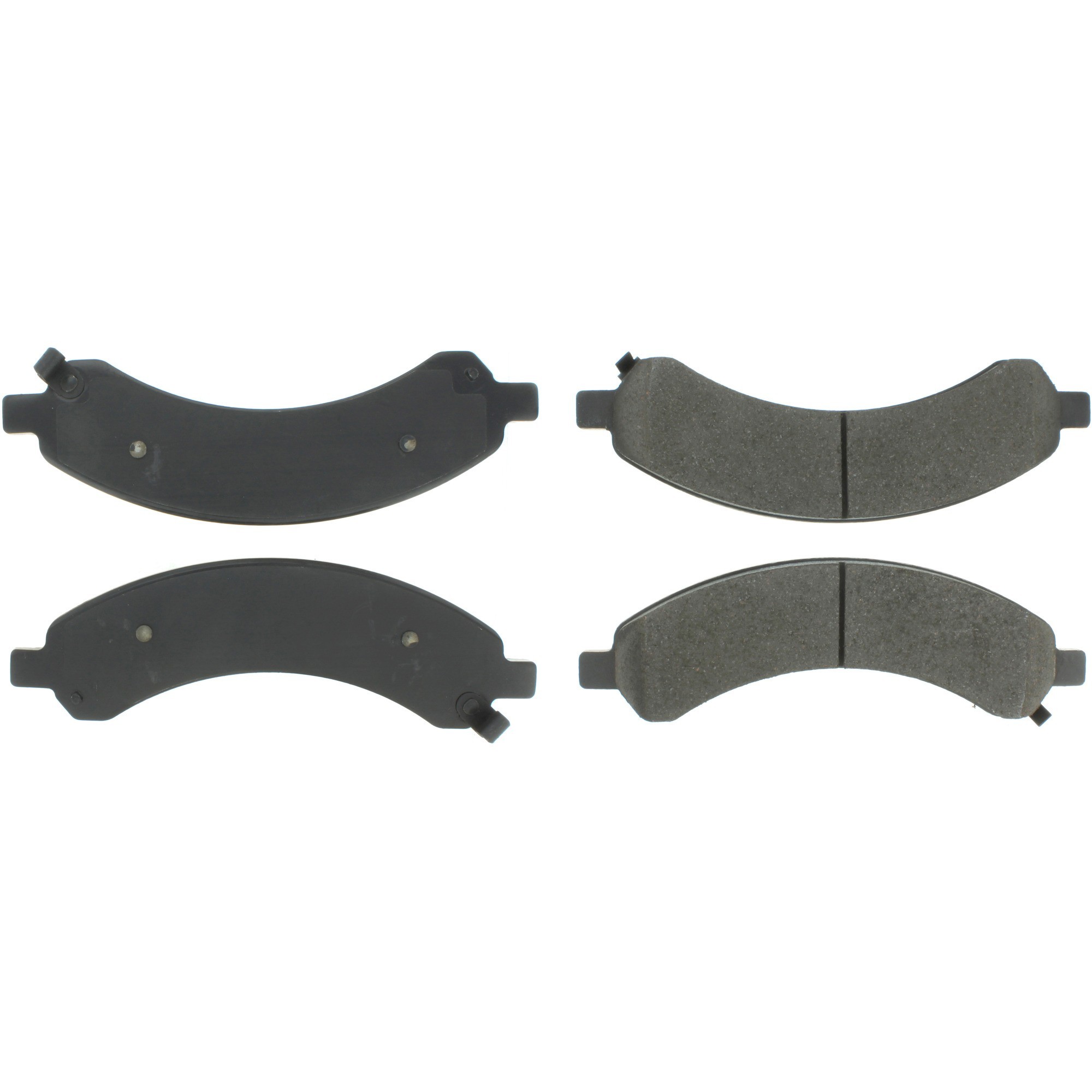 Centric Premium Semi-Metallic Brake Pads with Shims and Hardware