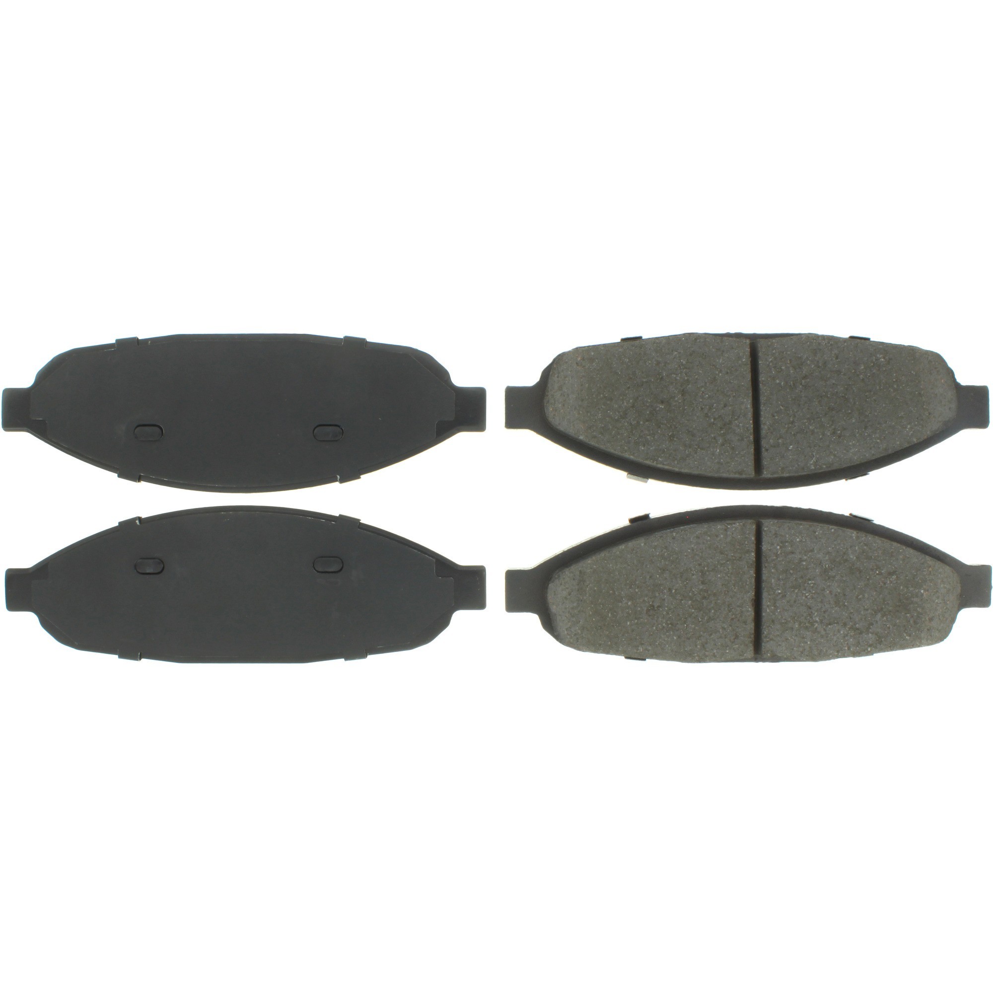 Centric Premium Semi-Metallic Brake Pads with Shims and Hardware