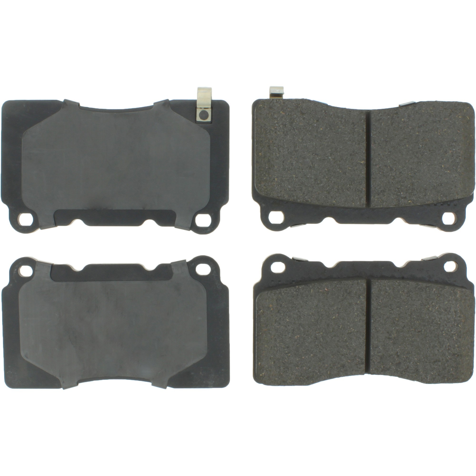 Centric Premium Semi-Metallic Brake Pads with Shims