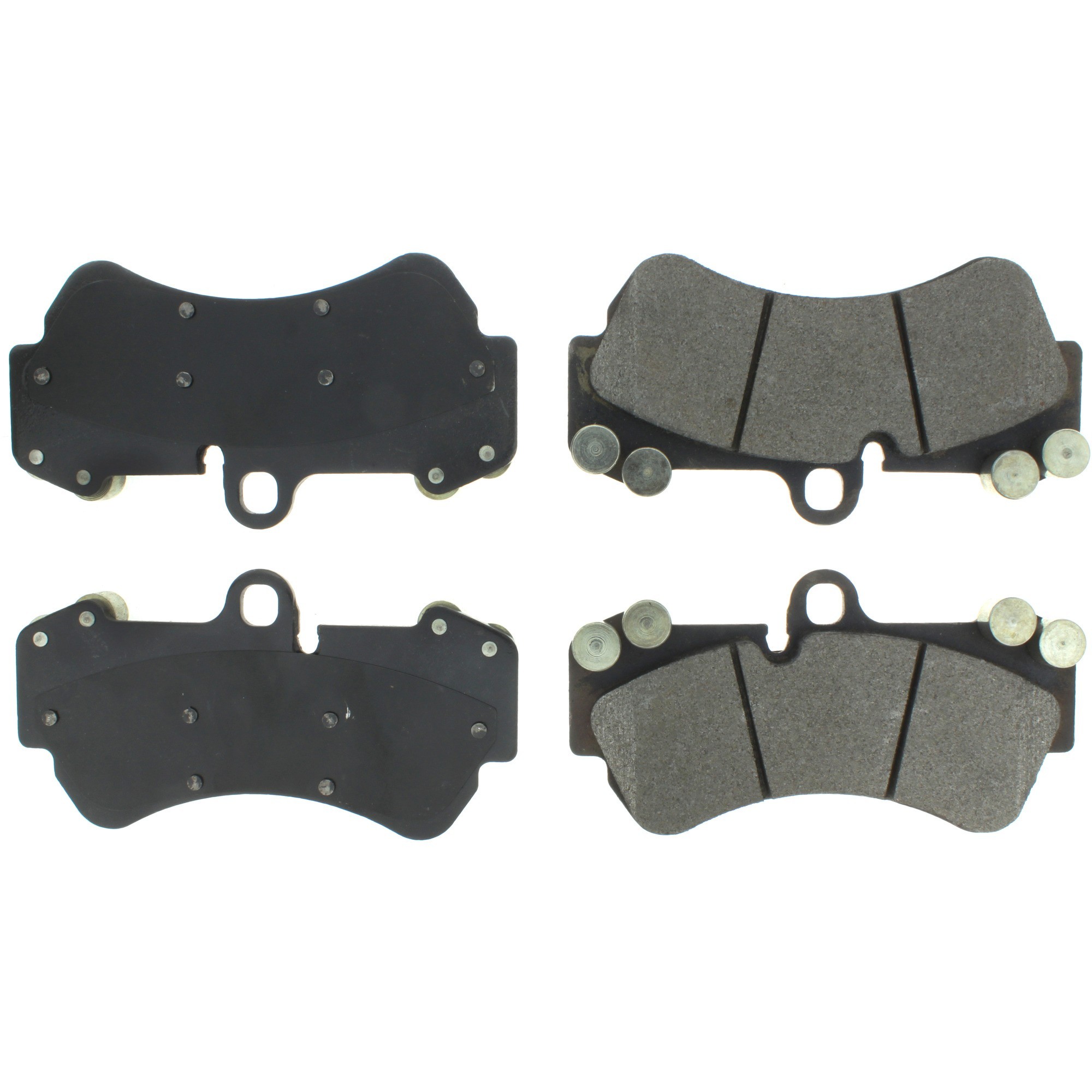Centric Premium Semi-Metallic Brake Pads with Shims and Hardware
