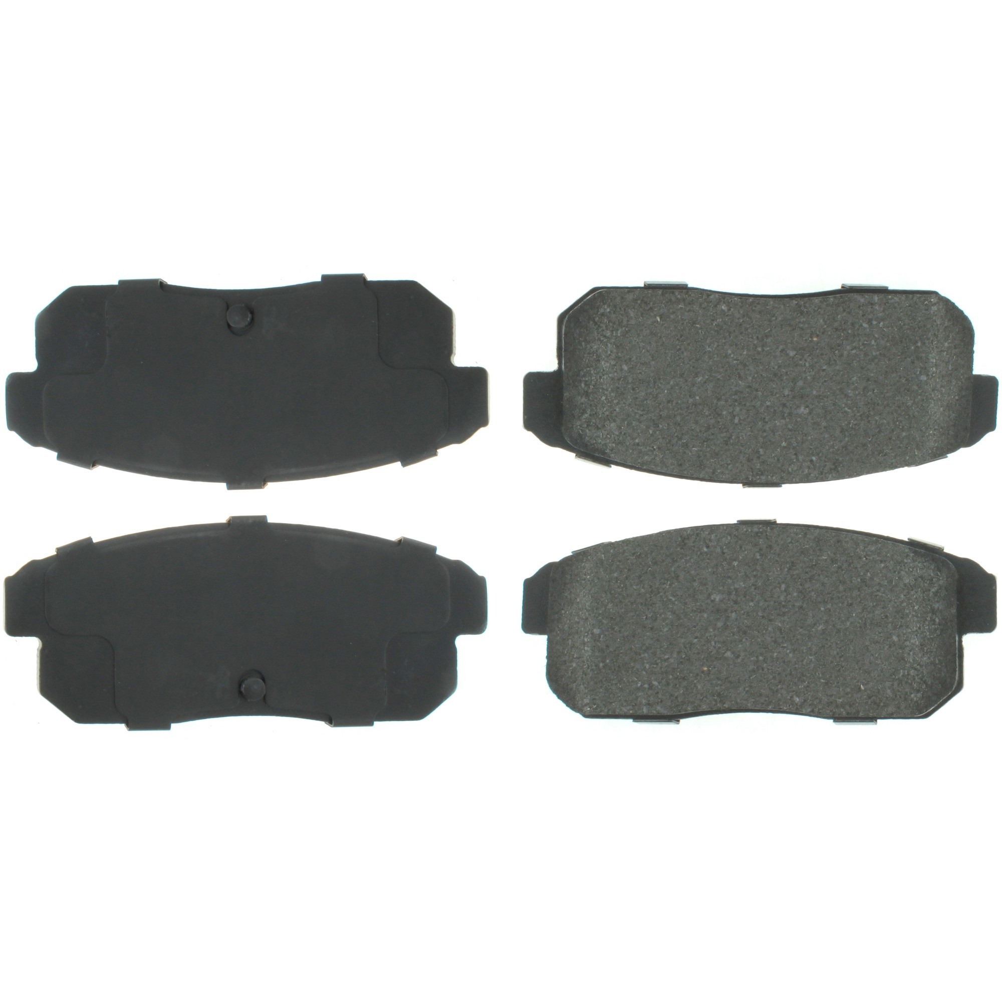 Centric Premium Semi-Metallic Brake Pads with Shims and Hardware