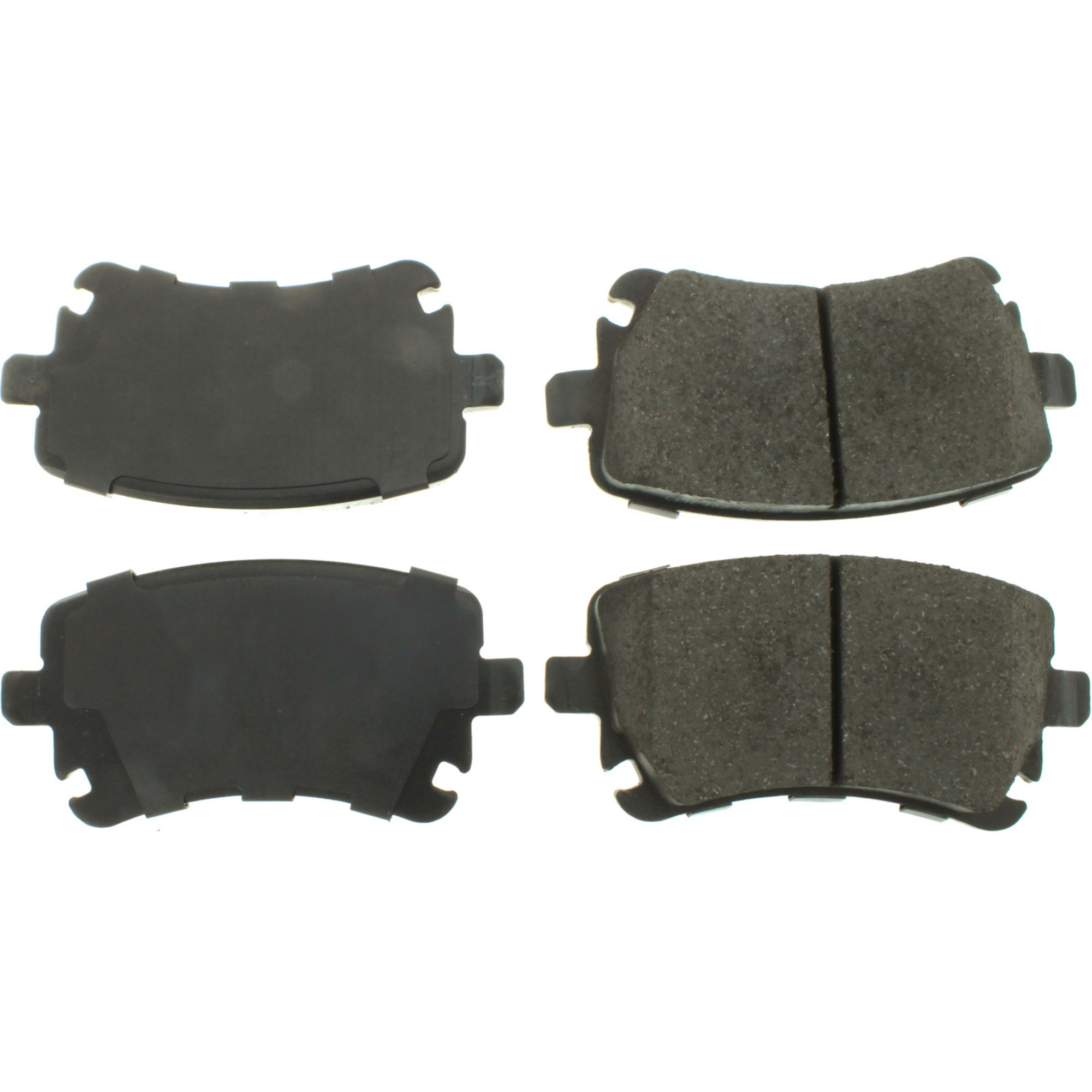 Centric Premium Semi-Metallic Brake Pads with Shims and Hardware