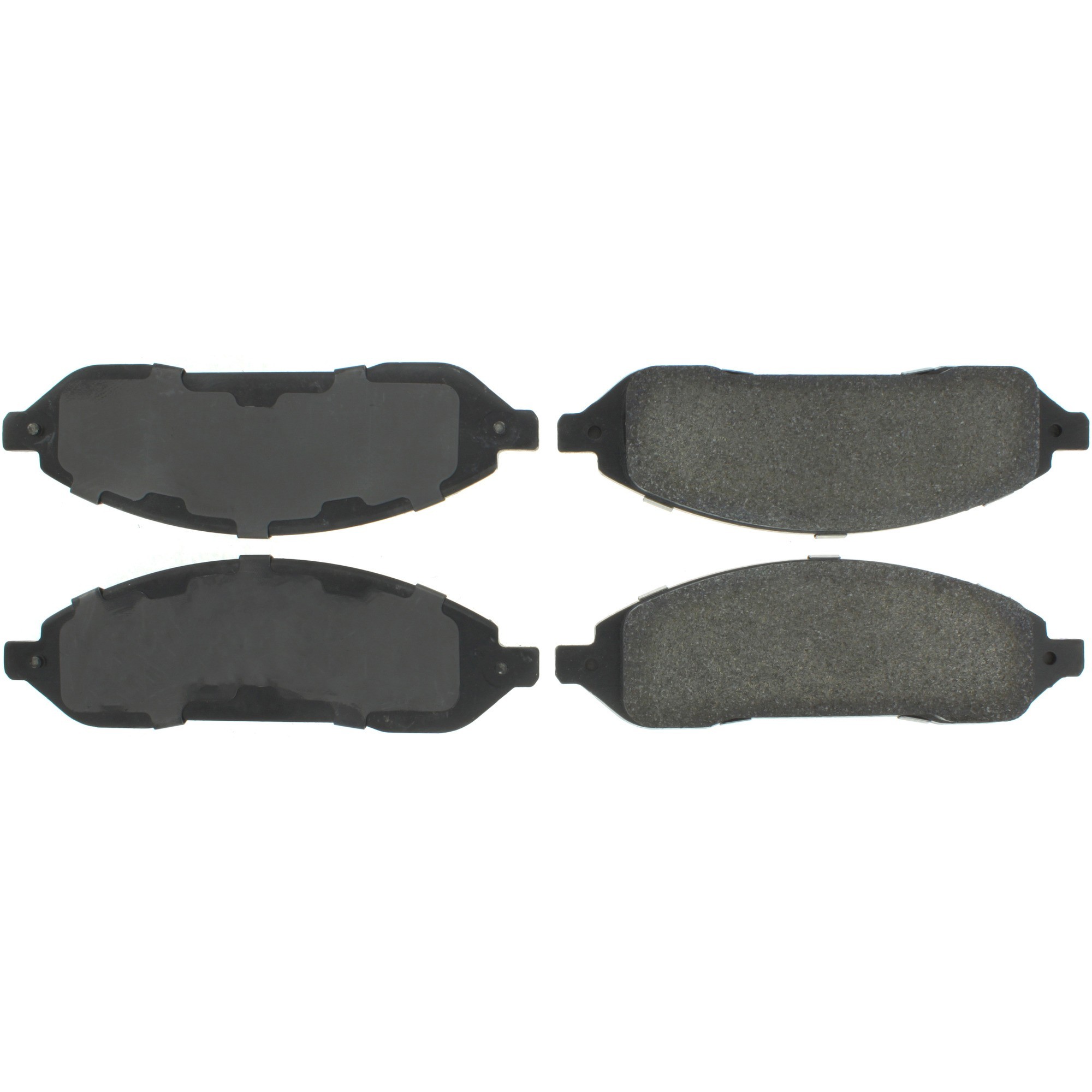 Centric Premium Semi-Metallic Brake Pads with Shims and Hardware