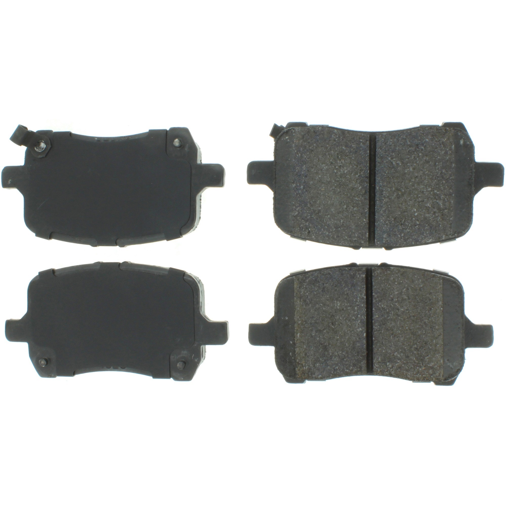 Centric Premium Semi-Metallic Brake Pads with Shims and Hardware