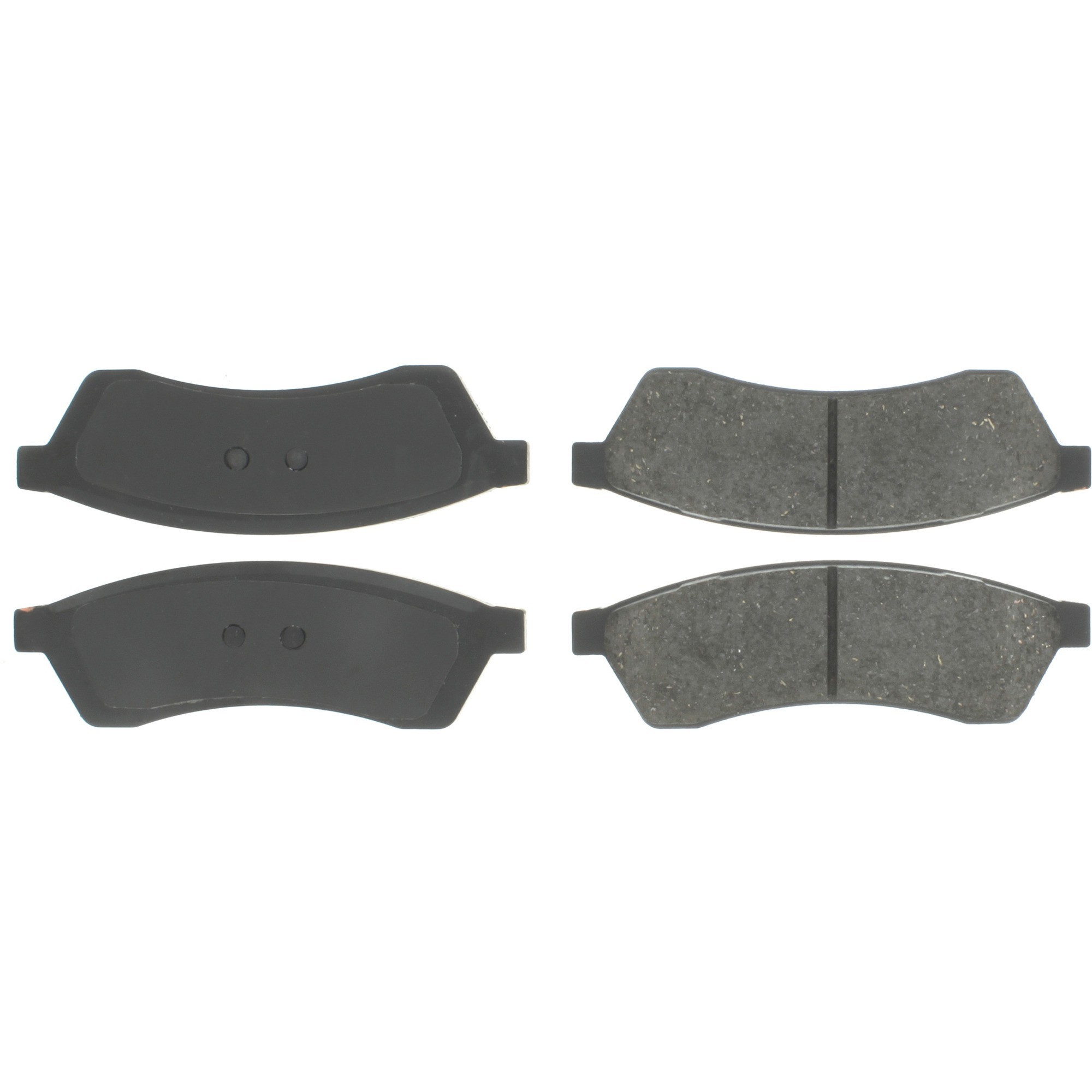 Centric Premium Semi-Metallic Brake Pads with Shims and Hardware