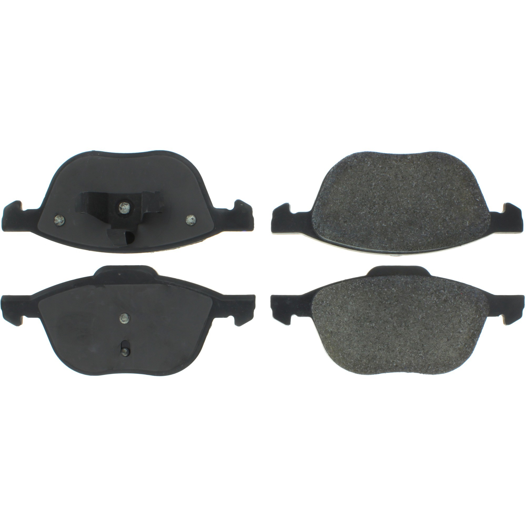 Centric Premium Semi-Metallic Brake Pads with Shims and Hardware