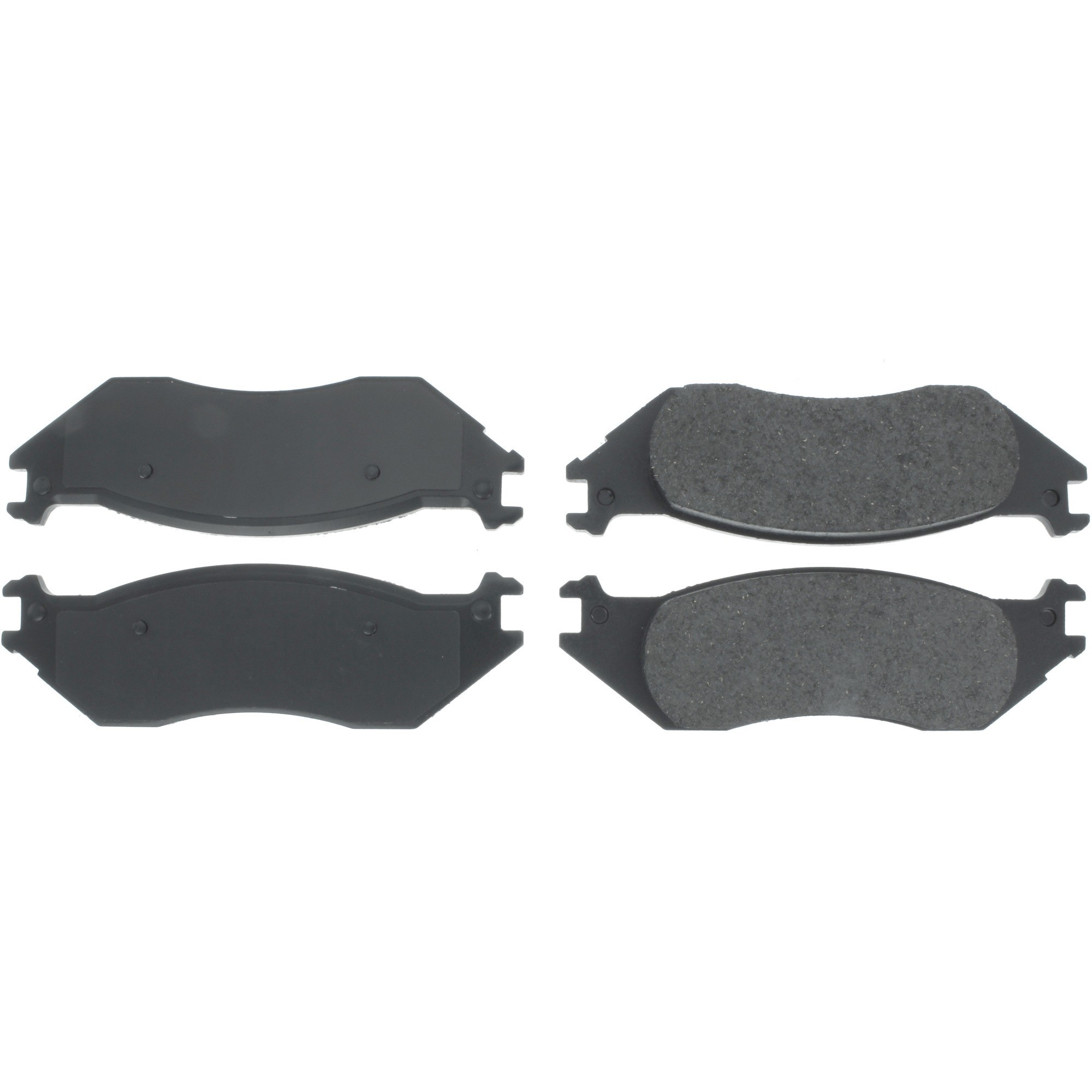 Centric Premium Semi-Metallic Brake Pads with Shims and Hardware