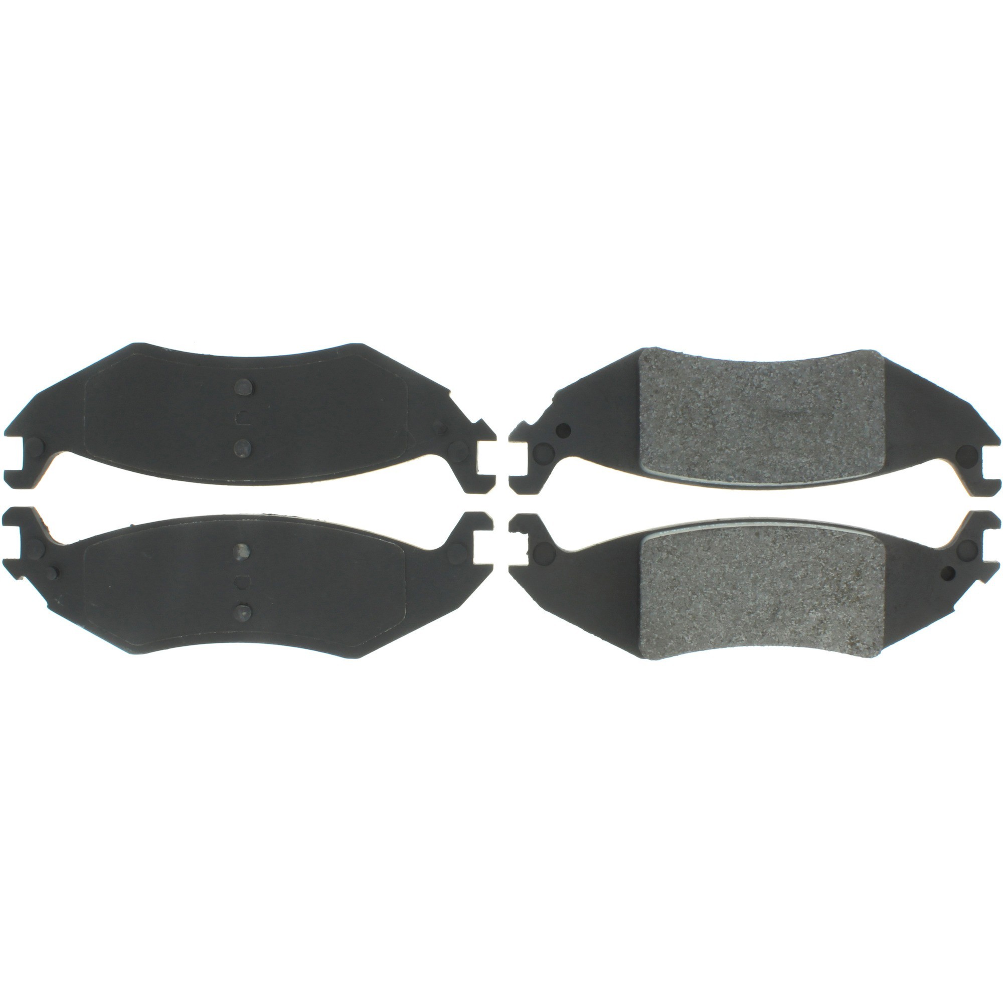 Centric Premium Semi-Metallic Brake Pads with Shims and Hardware